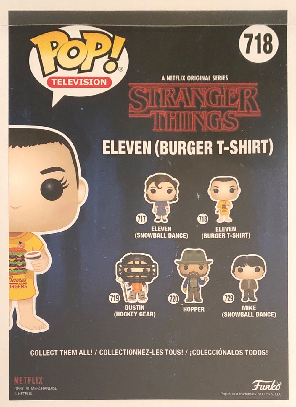 Eleven (Burger T-Shirt) - Stranger Things vinyl figure collectible [Barcode 889698350570] - Main Image 3