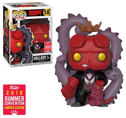 Hellboy in Suit  vinyl figure collectible [Barcode 889698311748] - Main Image 2