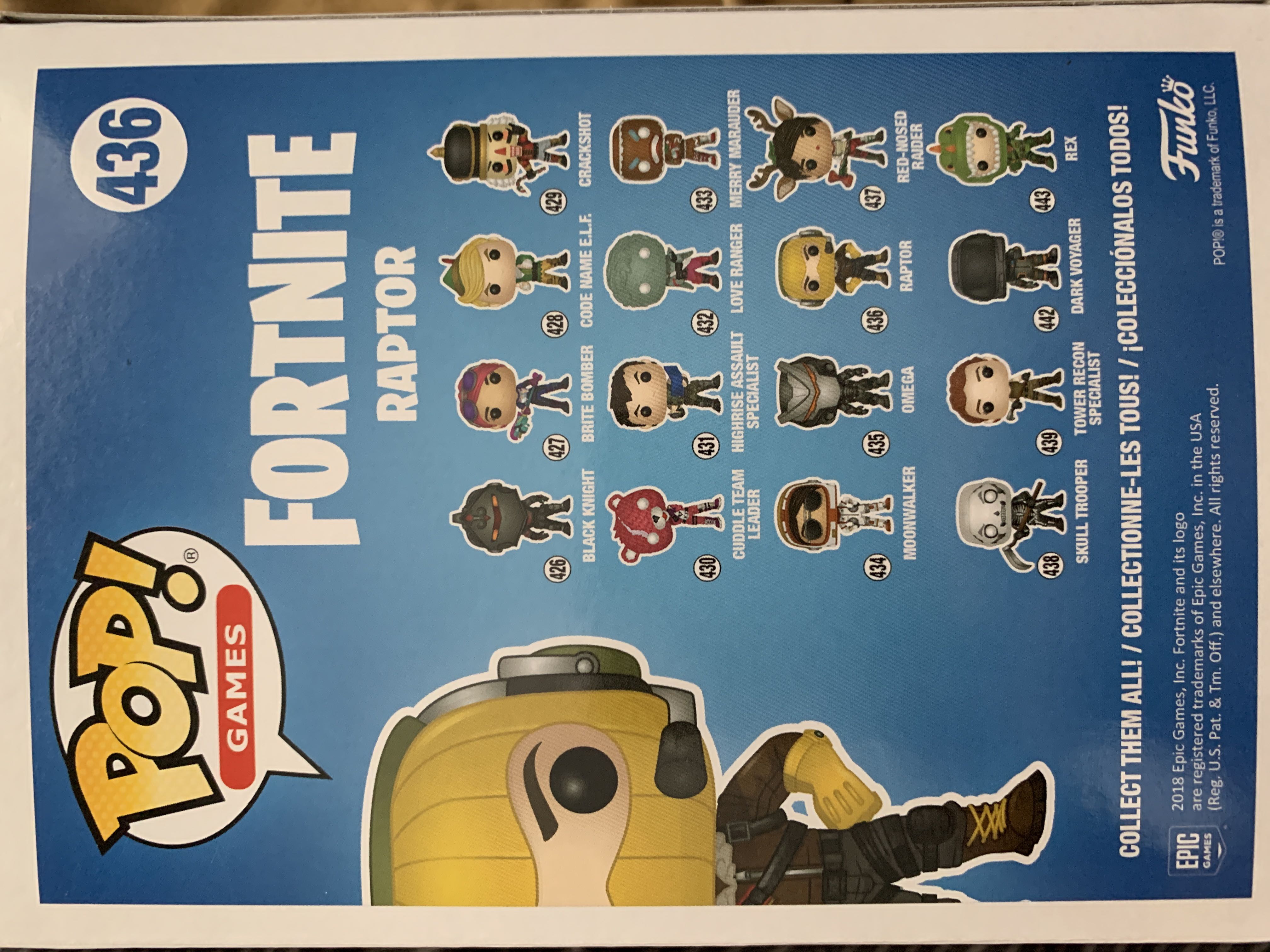 Raptor - Fortnite vinyl figure collectible [Barcode 889698368230] - Main Image 2