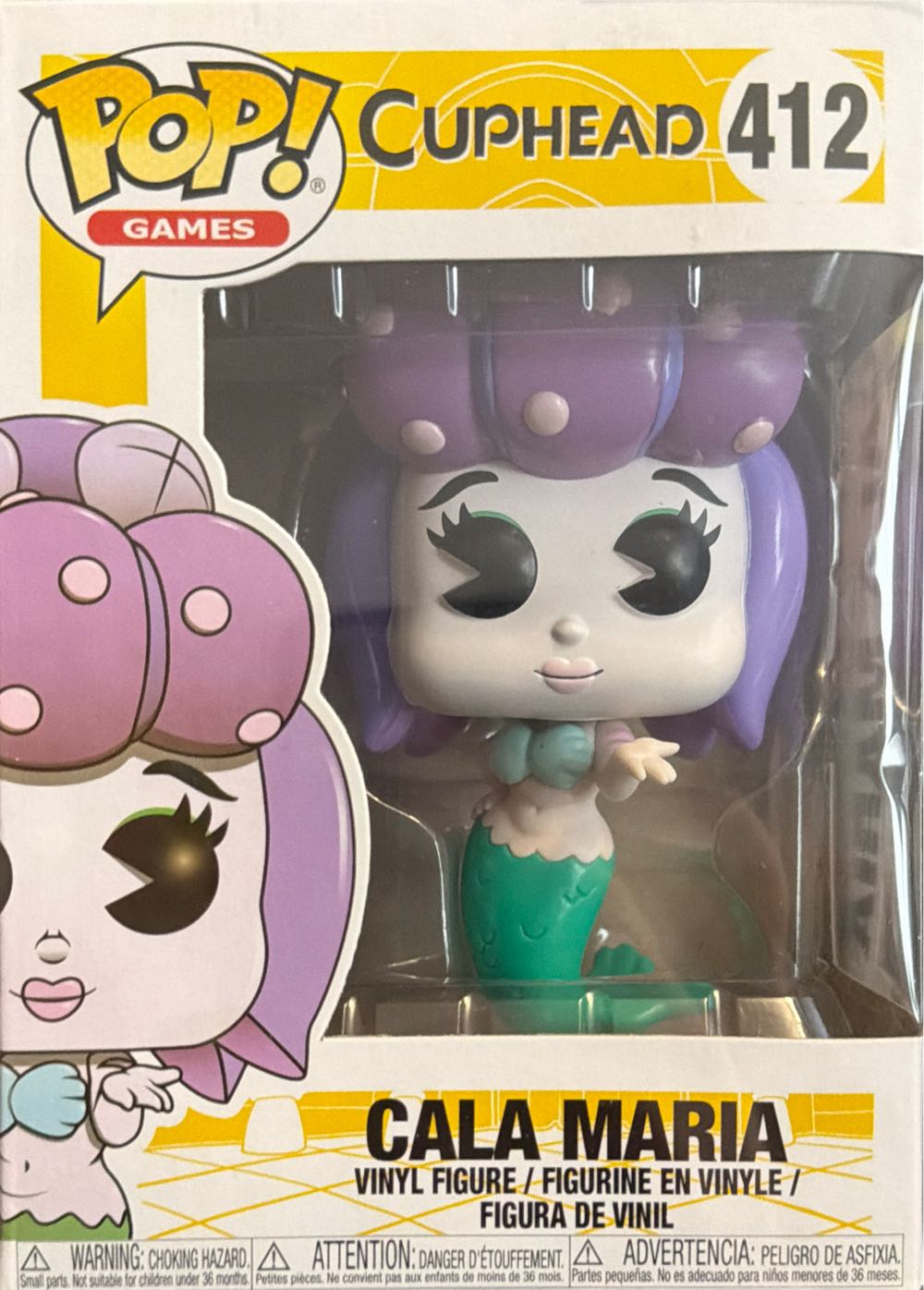 Cuphead -412- Cala Maria - Cuphead vinyl figure collectible [Barcode 889698344715] - Main Image 4