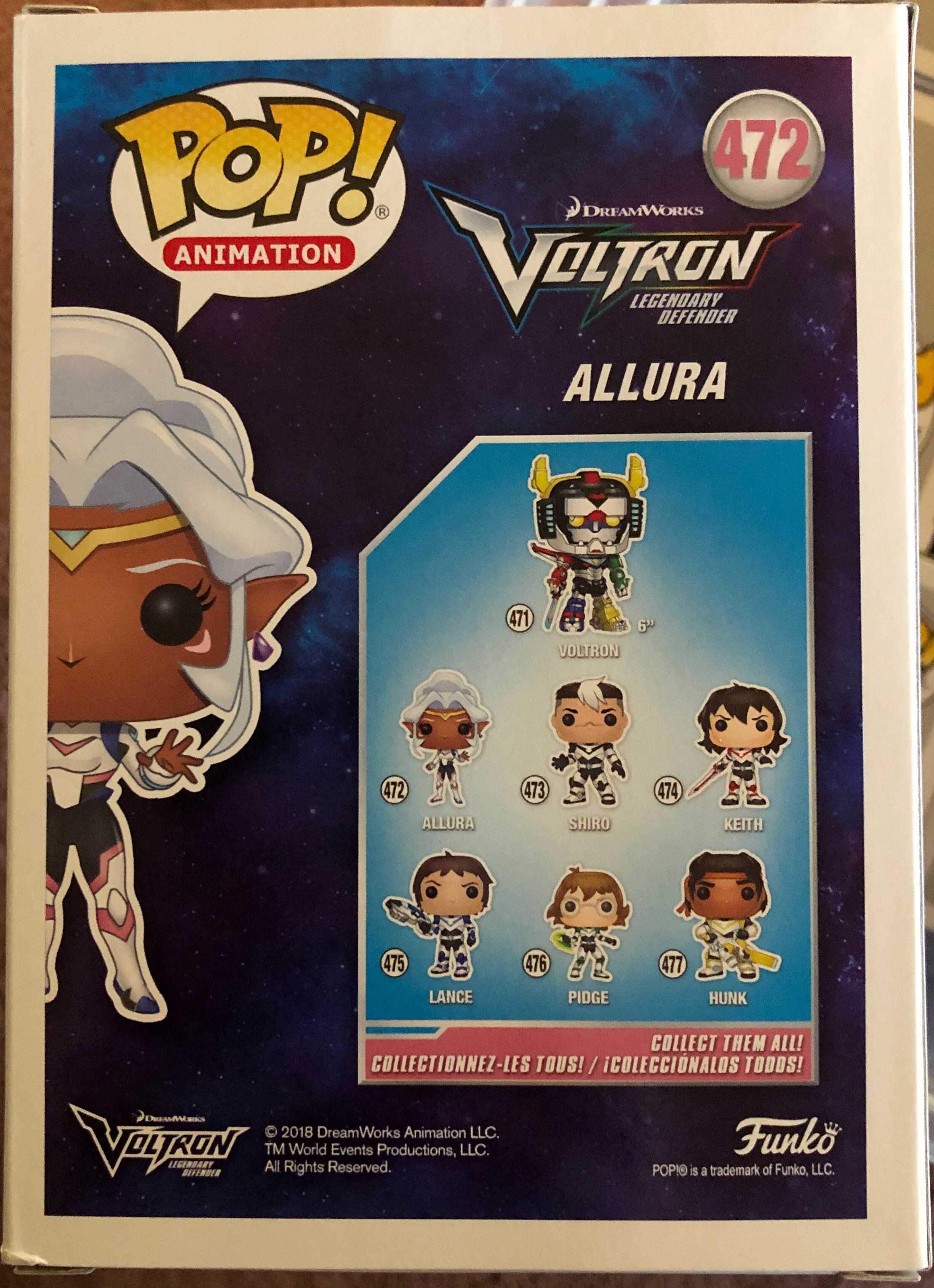Allura - Voltron vinyl figure collectible [Barcode 889698342025] - Main Image 2