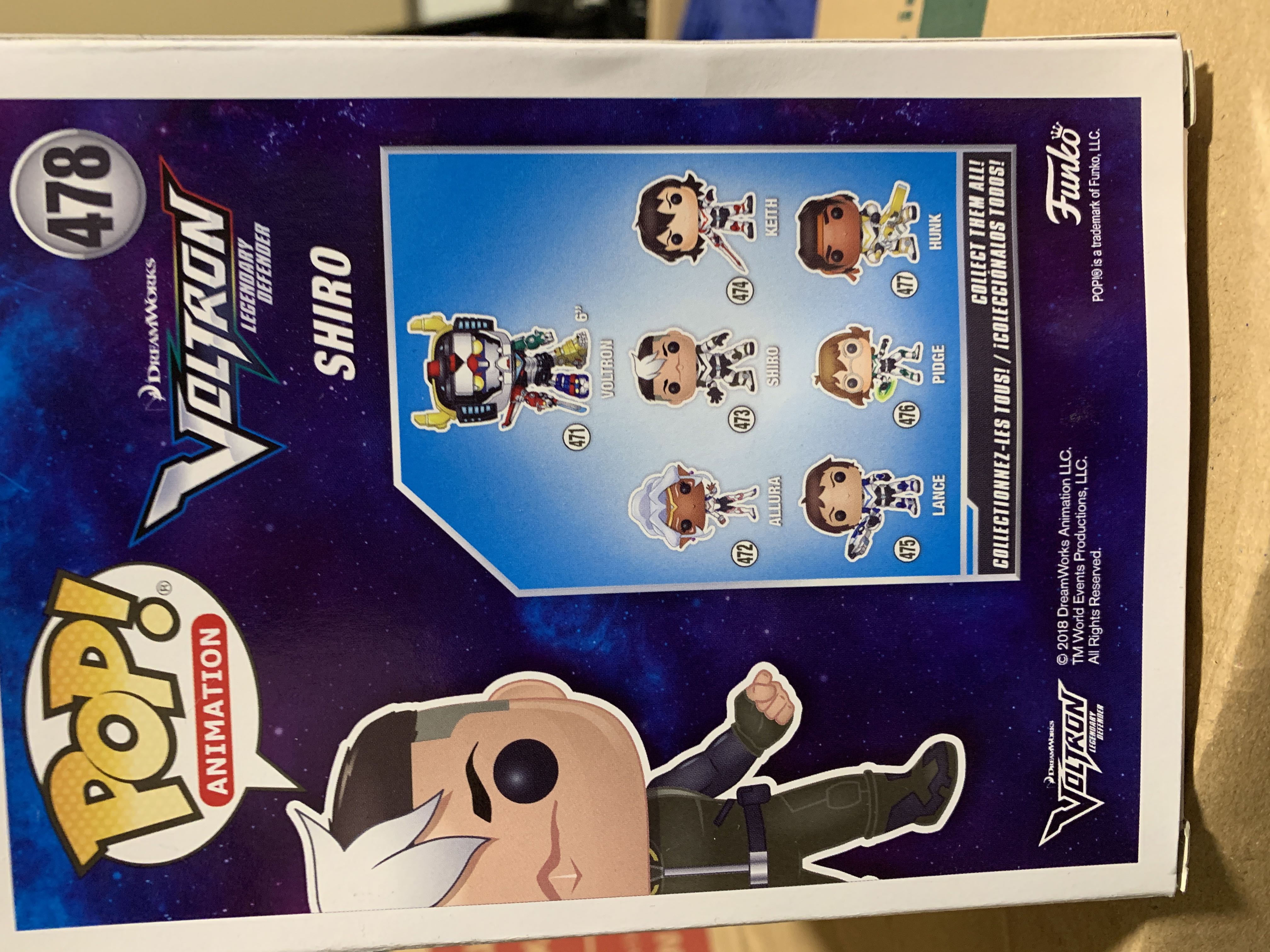 Shiro - Voltron vinyl figure collectible [Barcode 11520049] - Main Image 2