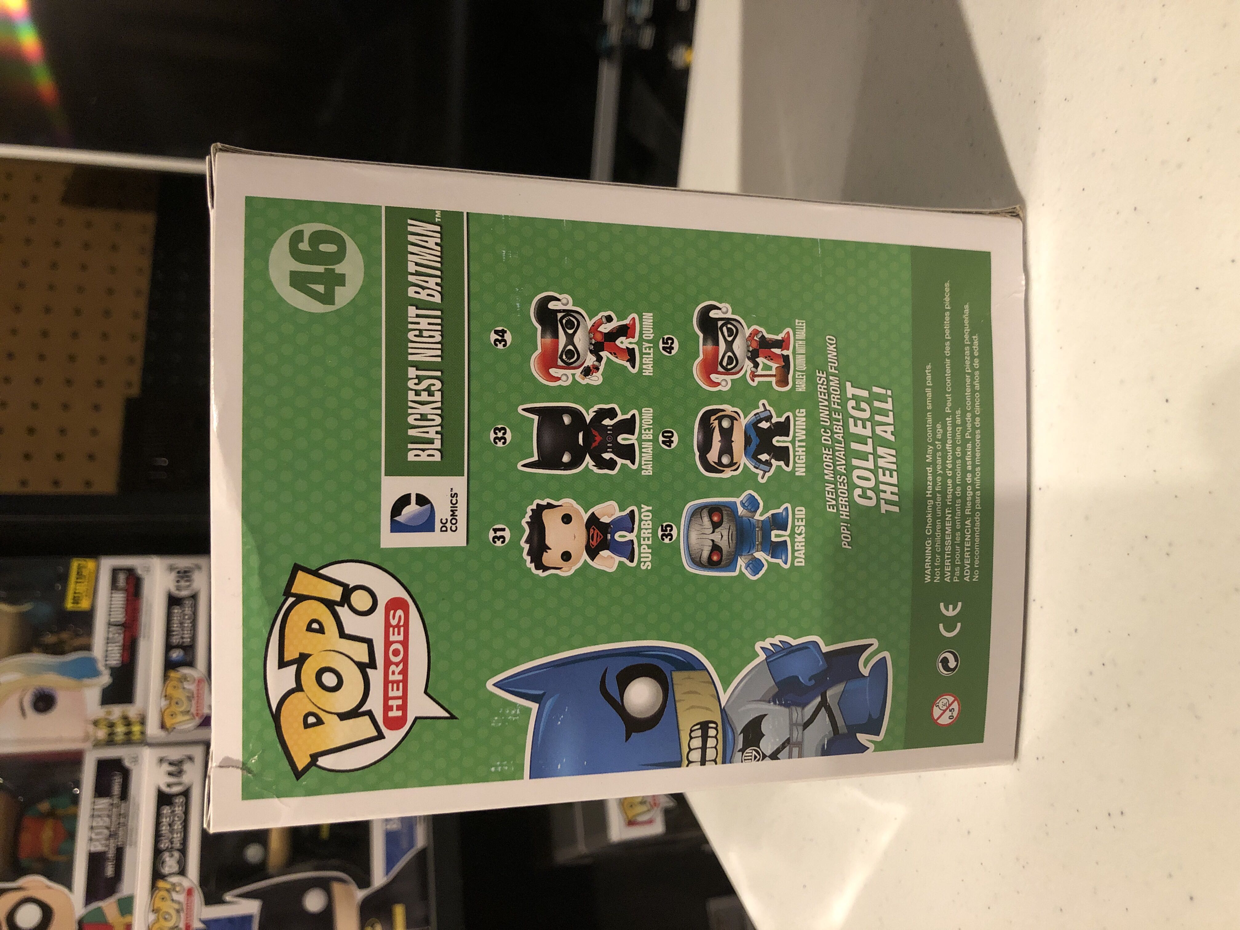 Blackest Night Batman  - DC Universe vinyl figure collectible [Barcode 849803036355] - Main Image 3