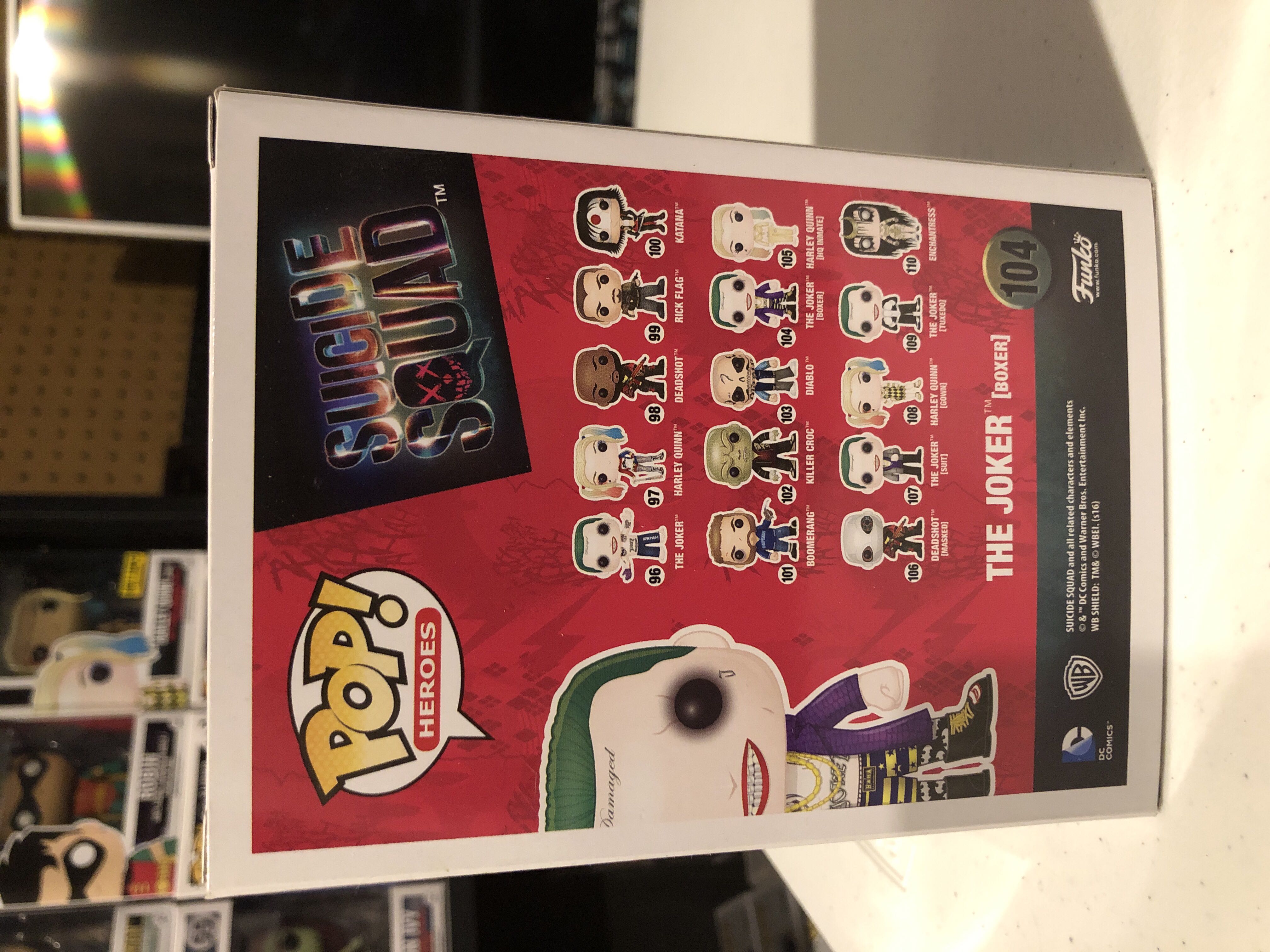 Suicide Squad: The Joker (Boxer) - DC Universe vinyl figure collectible [Barcode 849803086602] - Main Image 3