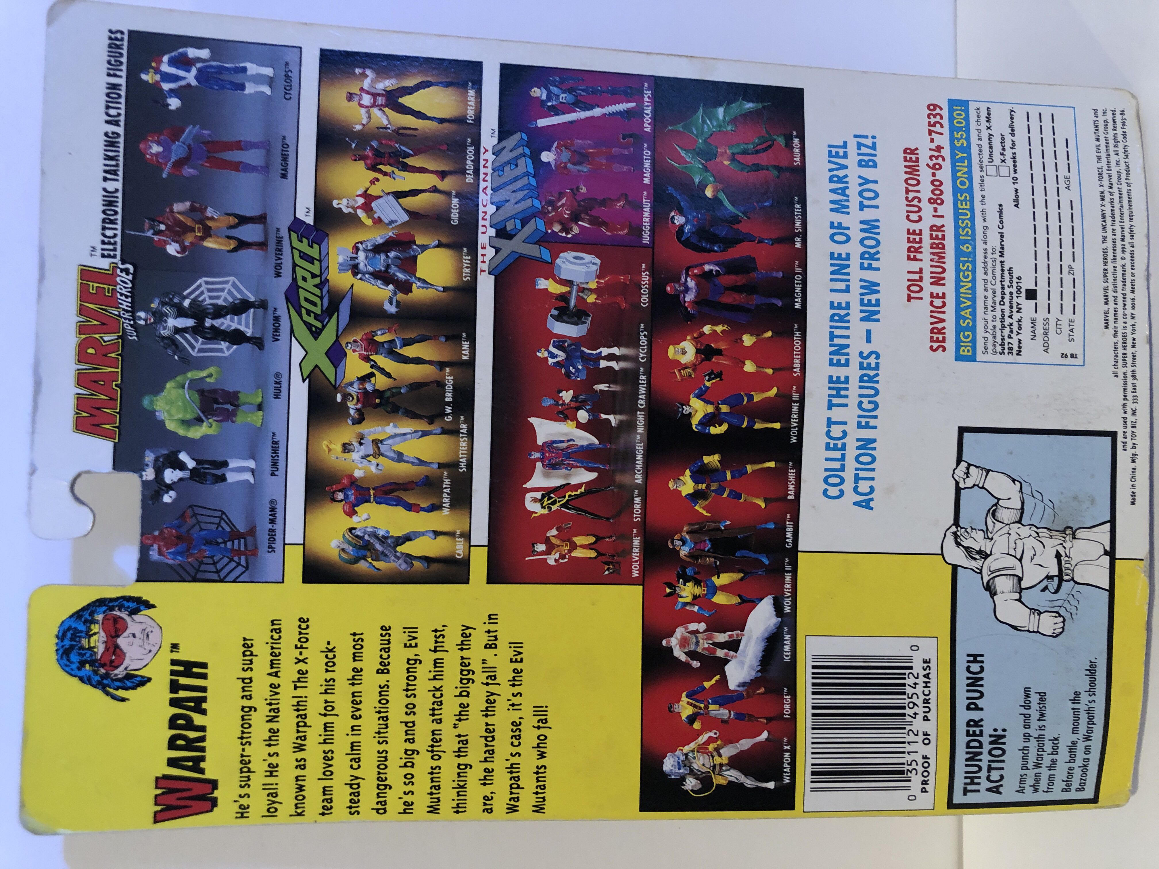 Warpath  vinyl figure collectible [Barcode 035112495420] - Main Image 2