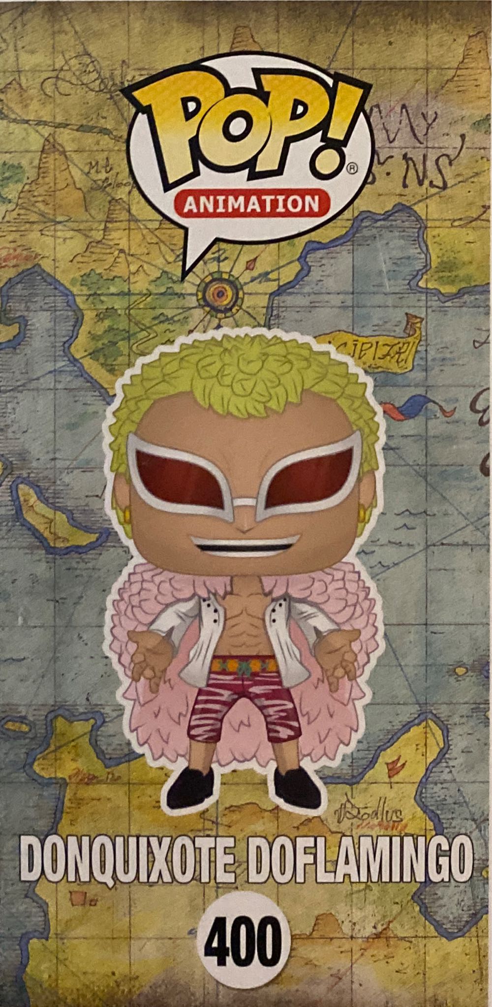 One Piece: Donquixote Doflamingo, #400 - One Piece vinyl figure collectible [Barcode 889698327183] - Main Image 2