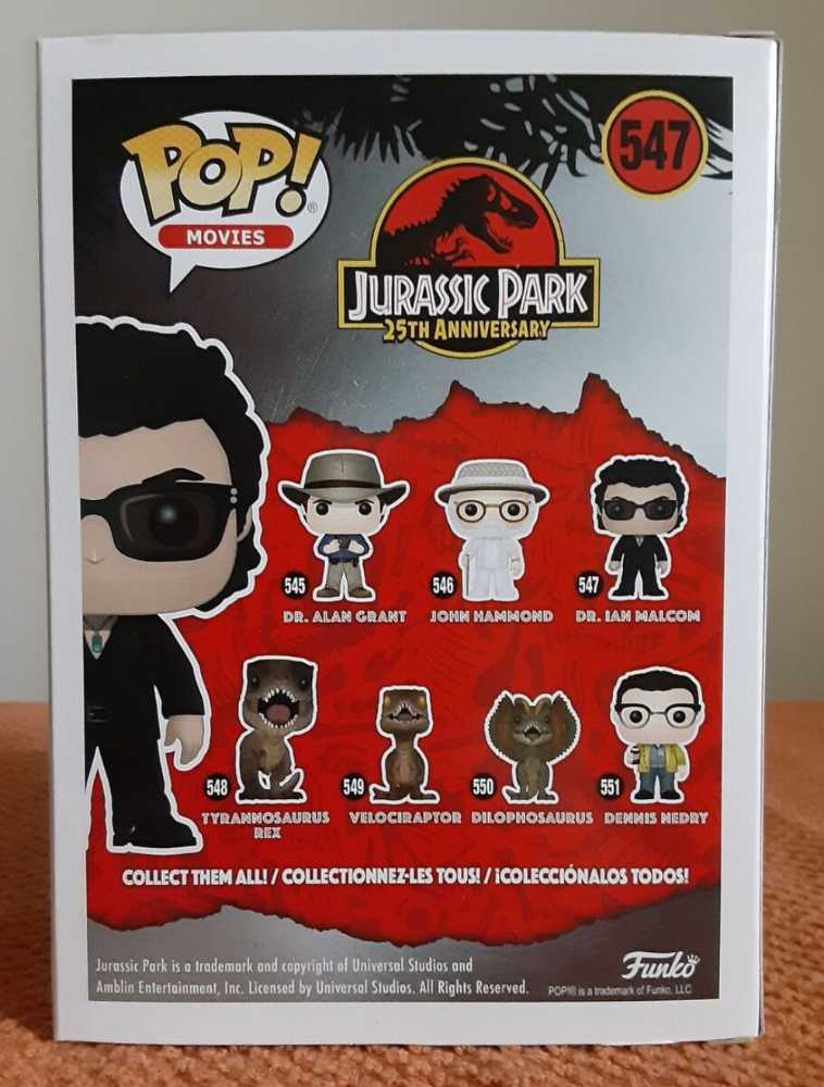 Dr. Ian Malcom - Jurassic Park vinyl figure collectible - Main Image 4