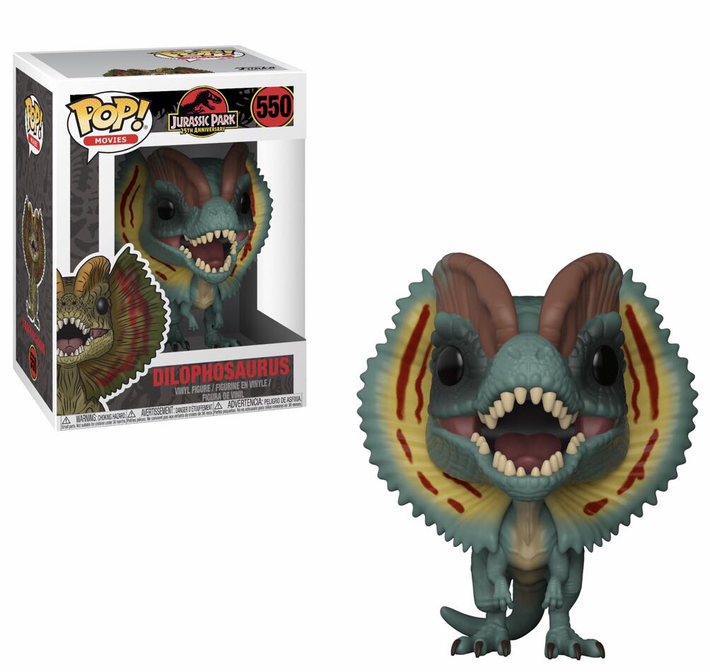 Dilophosaurus  - Jurassic Park vinyl figure collectible - Main Image 2