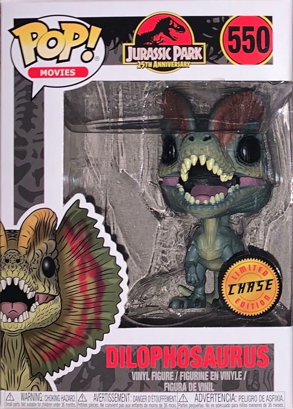 Dilophosaurus (Chase) - Jurassic Park vinyl figure collectible - Main Image 4
