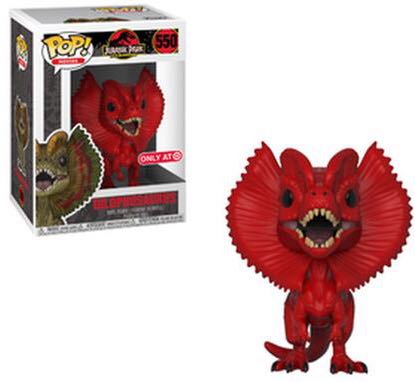 Dilophosaurus (Red) - Jurassic Park vinyl figure collectible - Main Image 2