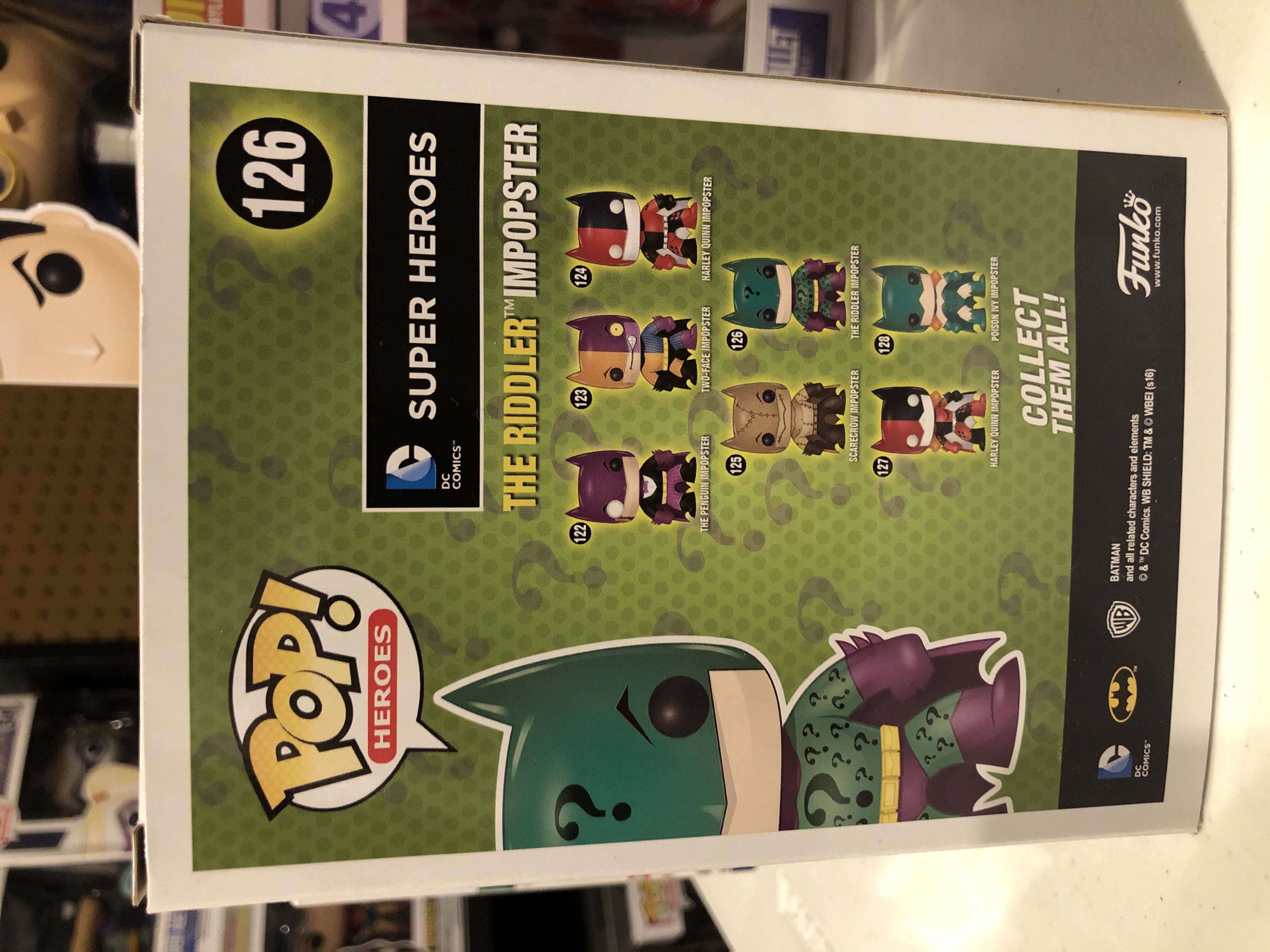 The Riddler Impopster  - DC Universe vinyl figure collectible [Barcode 889698107792] - Main Image 3
