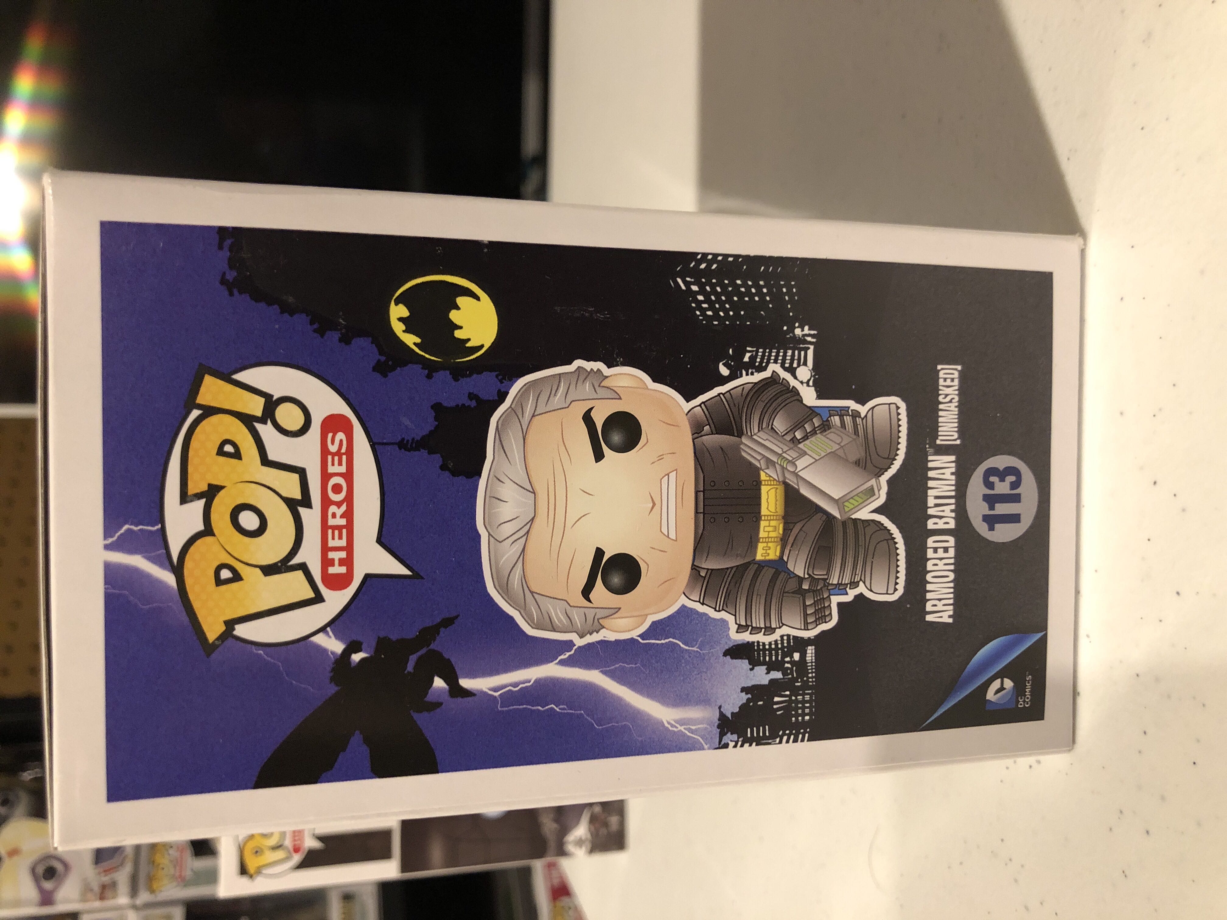 Armored Batman (Unmasked) - DC Universe vinyl figure collectible [Barcode 849803095291] - Main Image 4