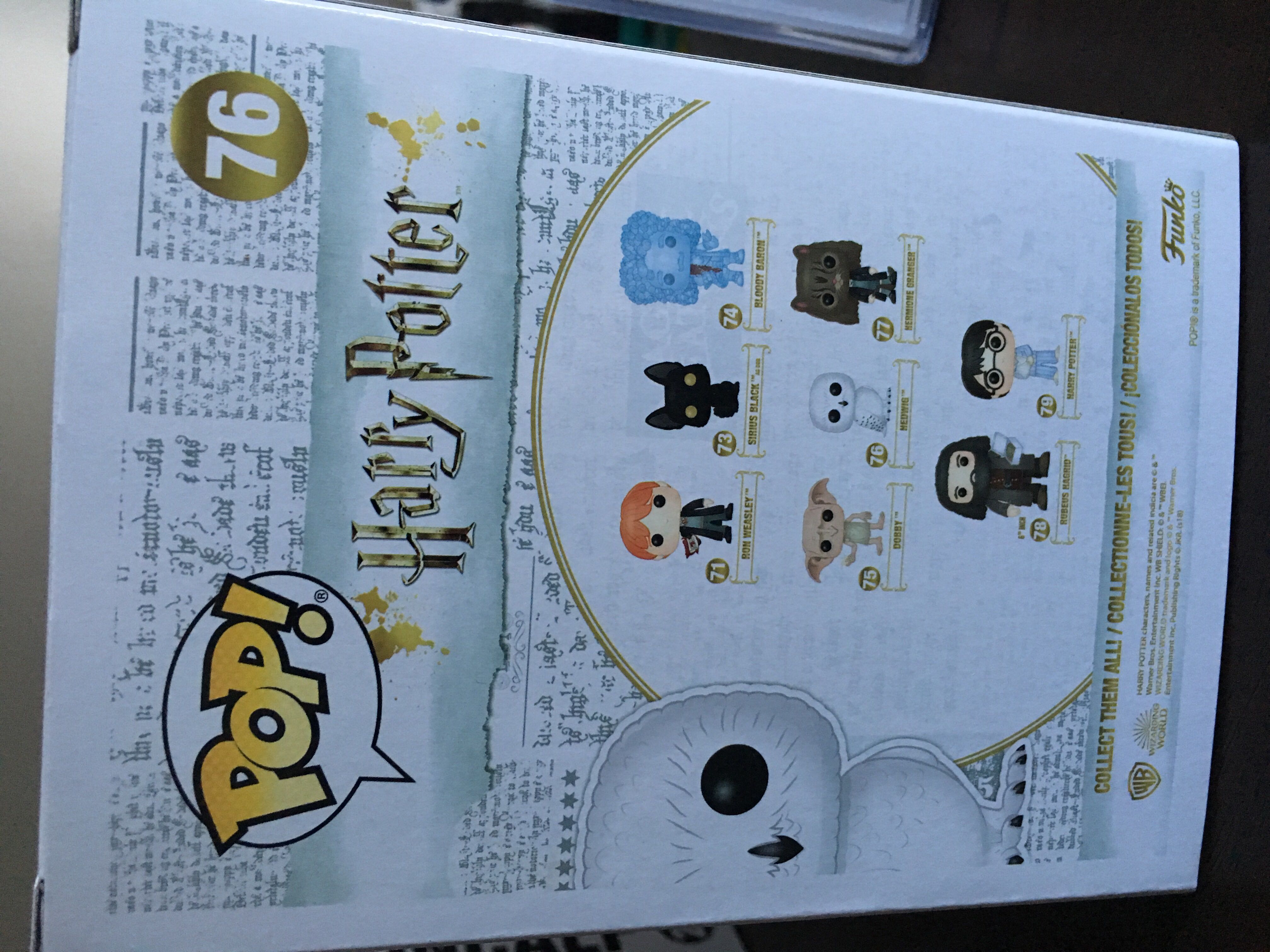 Hedwig (Flocked) - Harry Potter vinyl figure collectible [Barcode 889698355117] - Main Image 2