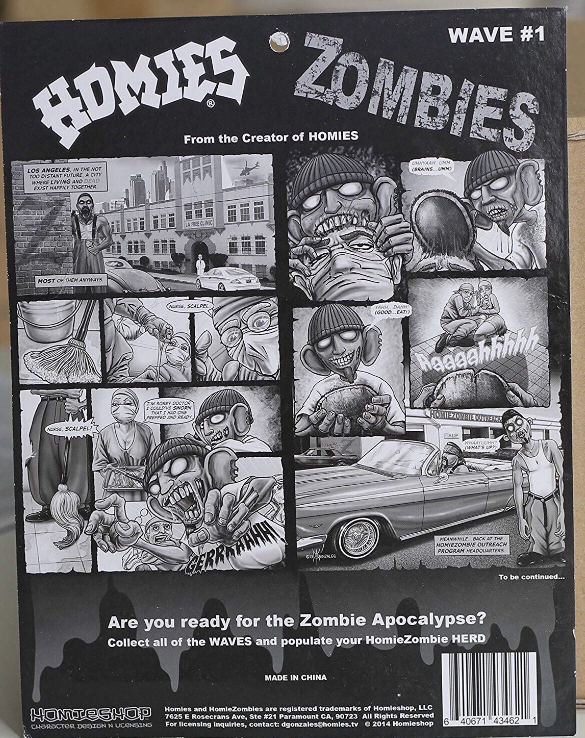 Homie Zombies  vinyl figure collectible - Main Image 2