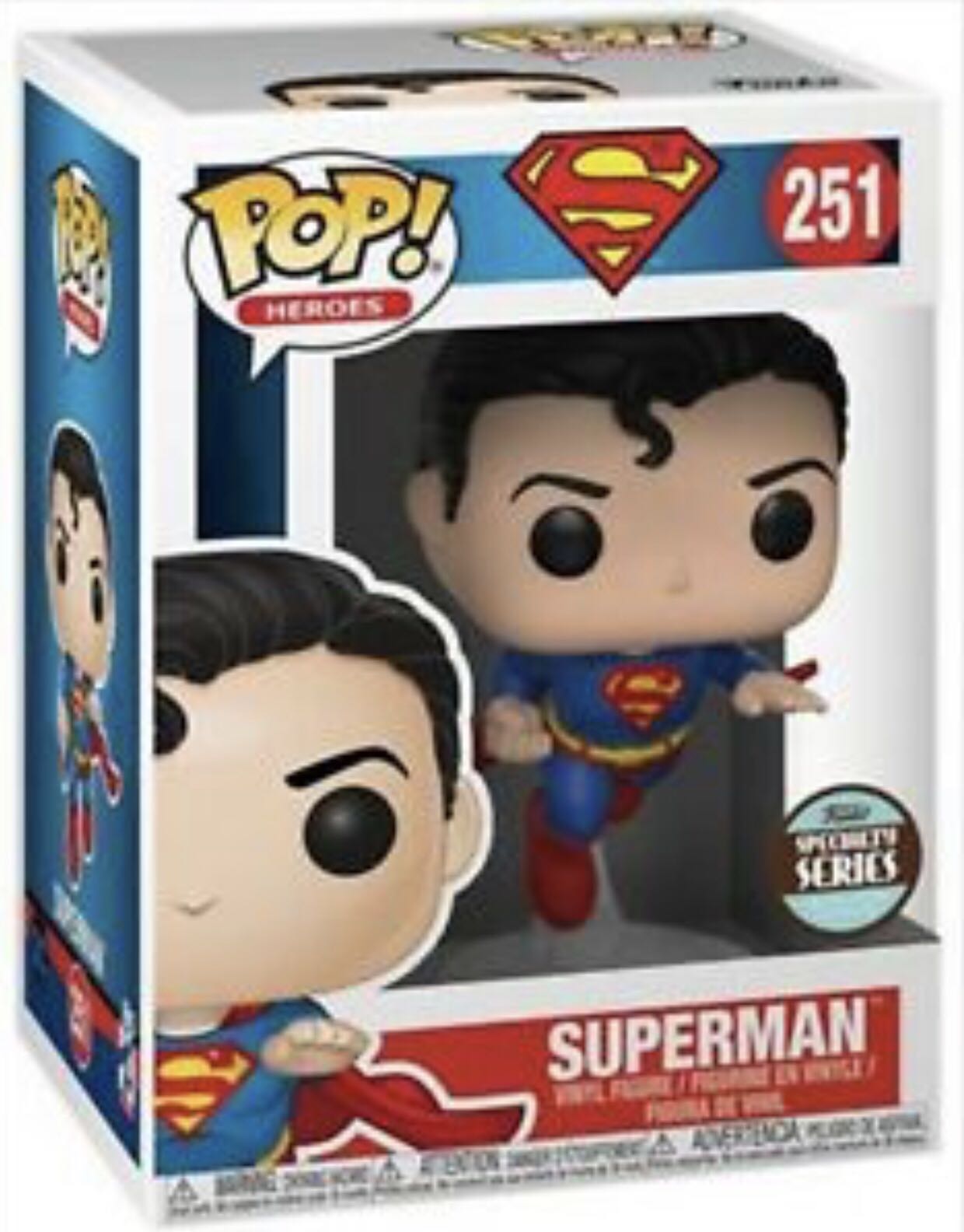 Superman - DC Universe vinyl figure collectible [Barcode 889698344180] - Main Image 3