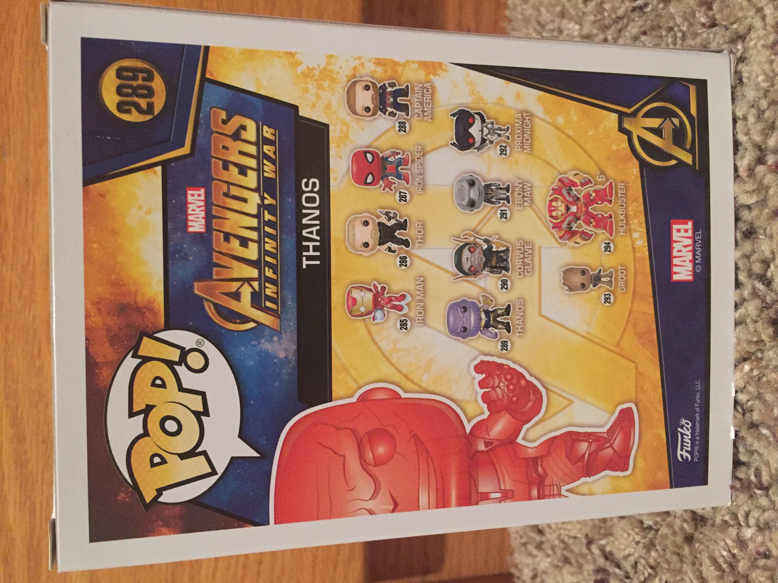 Thanos (Infinity War) (Red Chrome) - Avengers: Infinity War vinyl figure collectible [Barcode 889698362207] - Main Image 2