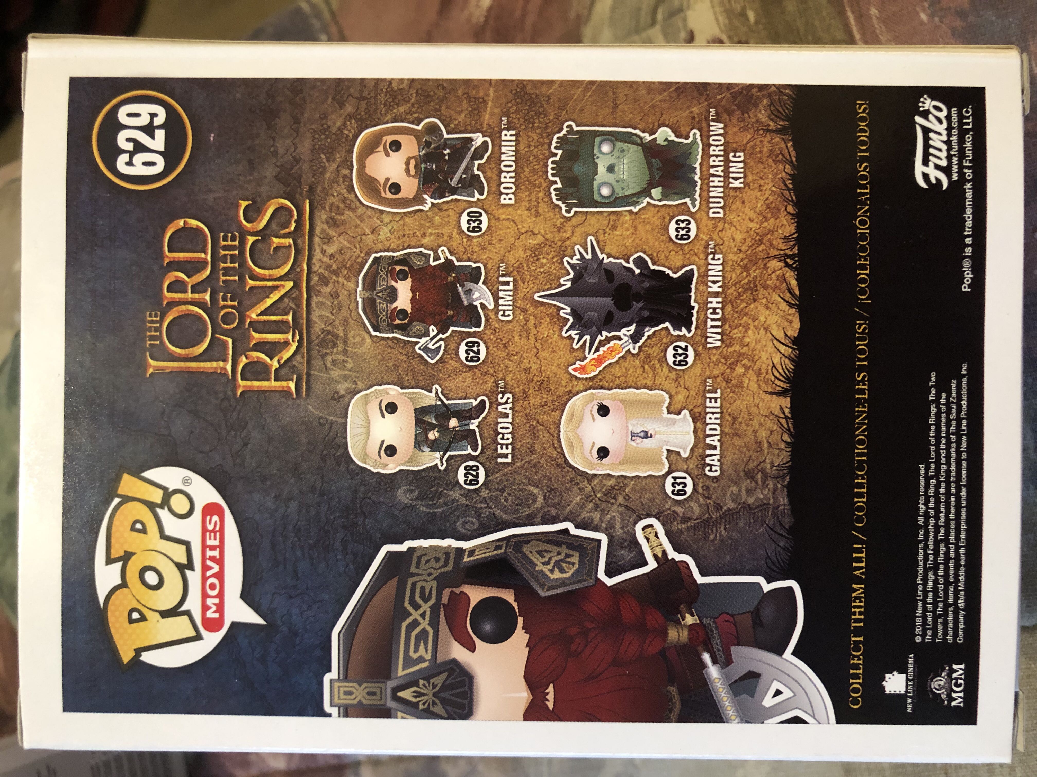 Gimli - The Lord of the Rings vinyl figure collectible [Barcode 889698332484] - Main Image 2