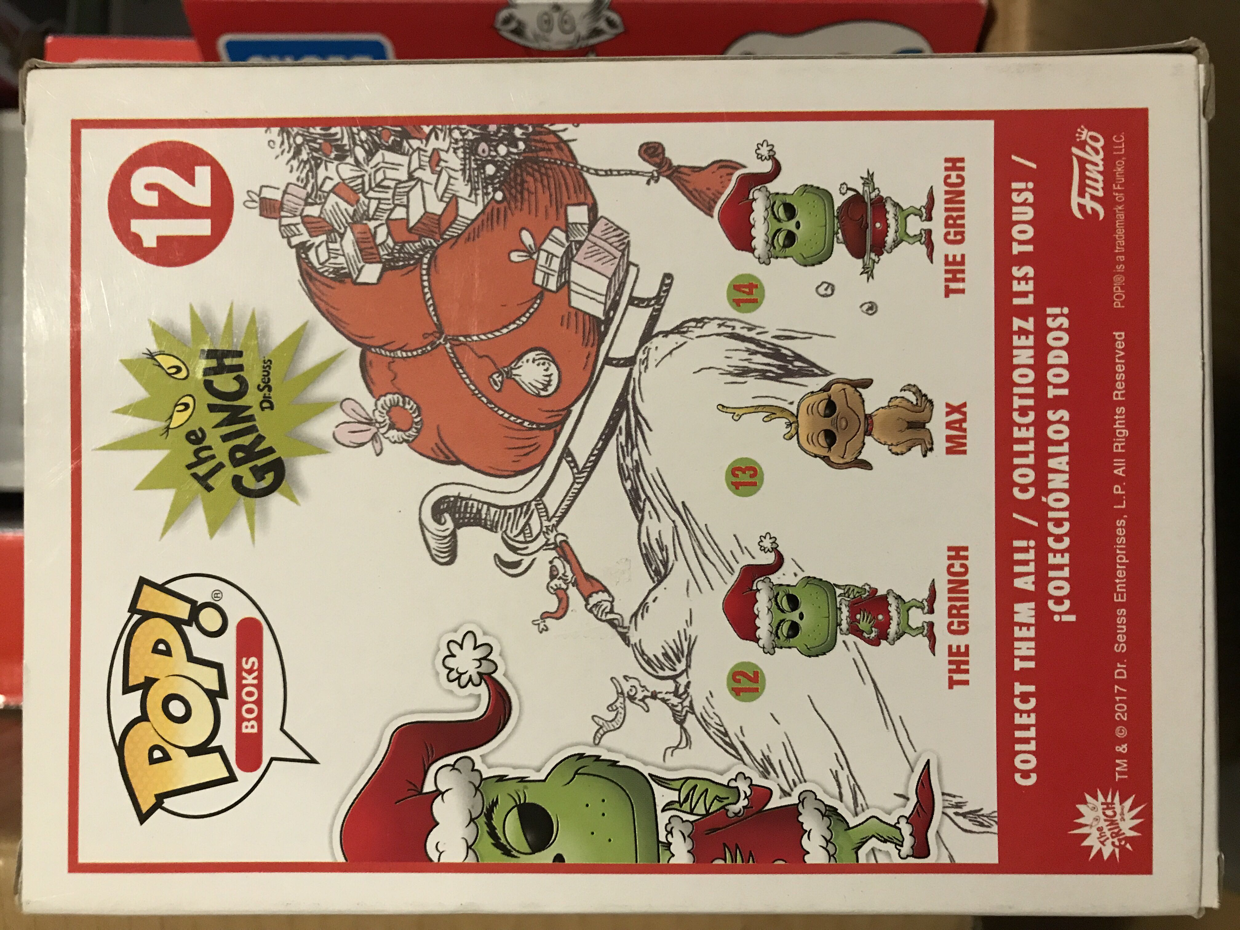 The Grinch; The Grinch - How the Grinch Stole Christmas vinyl figure collectible [Barcode 889698217453] - Main Image 2