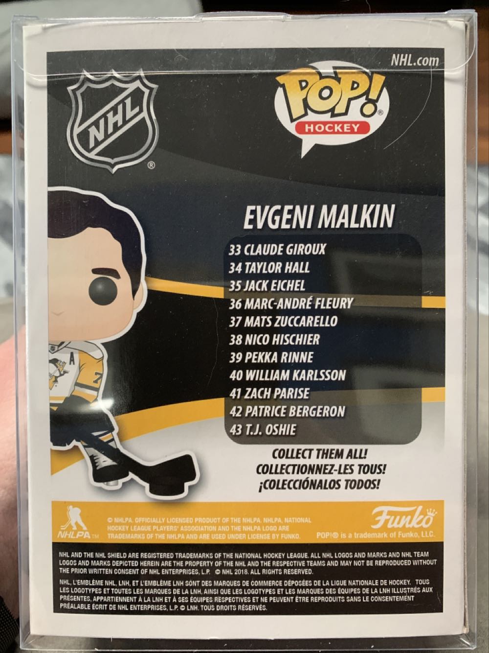 Evgeni Malkin - Funko vinyl figure collectible [Barcode 889698343220] - Main Image 4