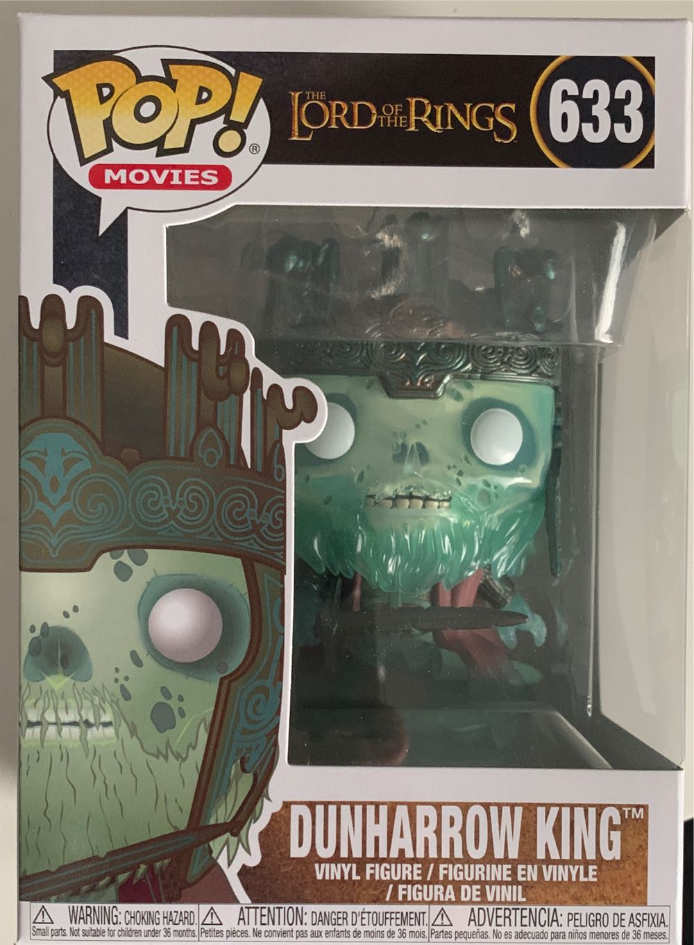 Dunharrow King - The Lord of the Rings vinyl figure collectible [Barcode 889698332507] - Main Image 3