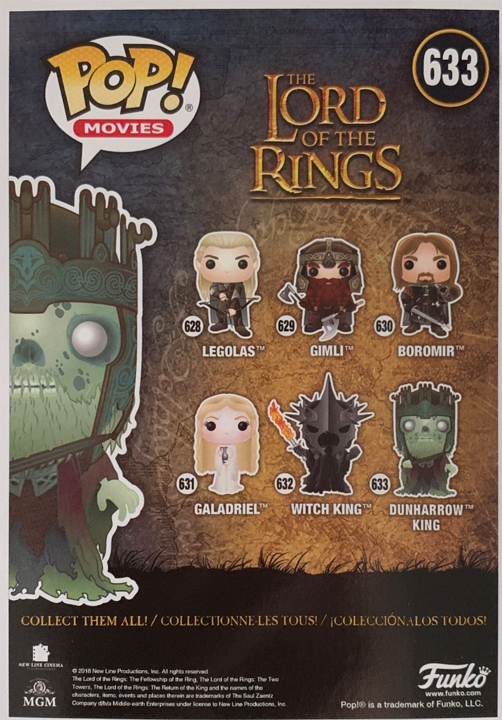 Dunharrow King - The Lord of the Rings vinyl figure collectible [Barcode 889698332507] - Main Image 4