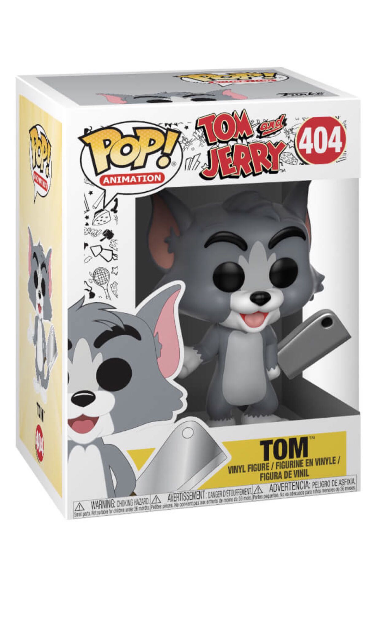 Tom & Jerry #404 Tom - Hanna-Barbera vinyl figure collectible [Barcode 889698321655] - Main Image 3