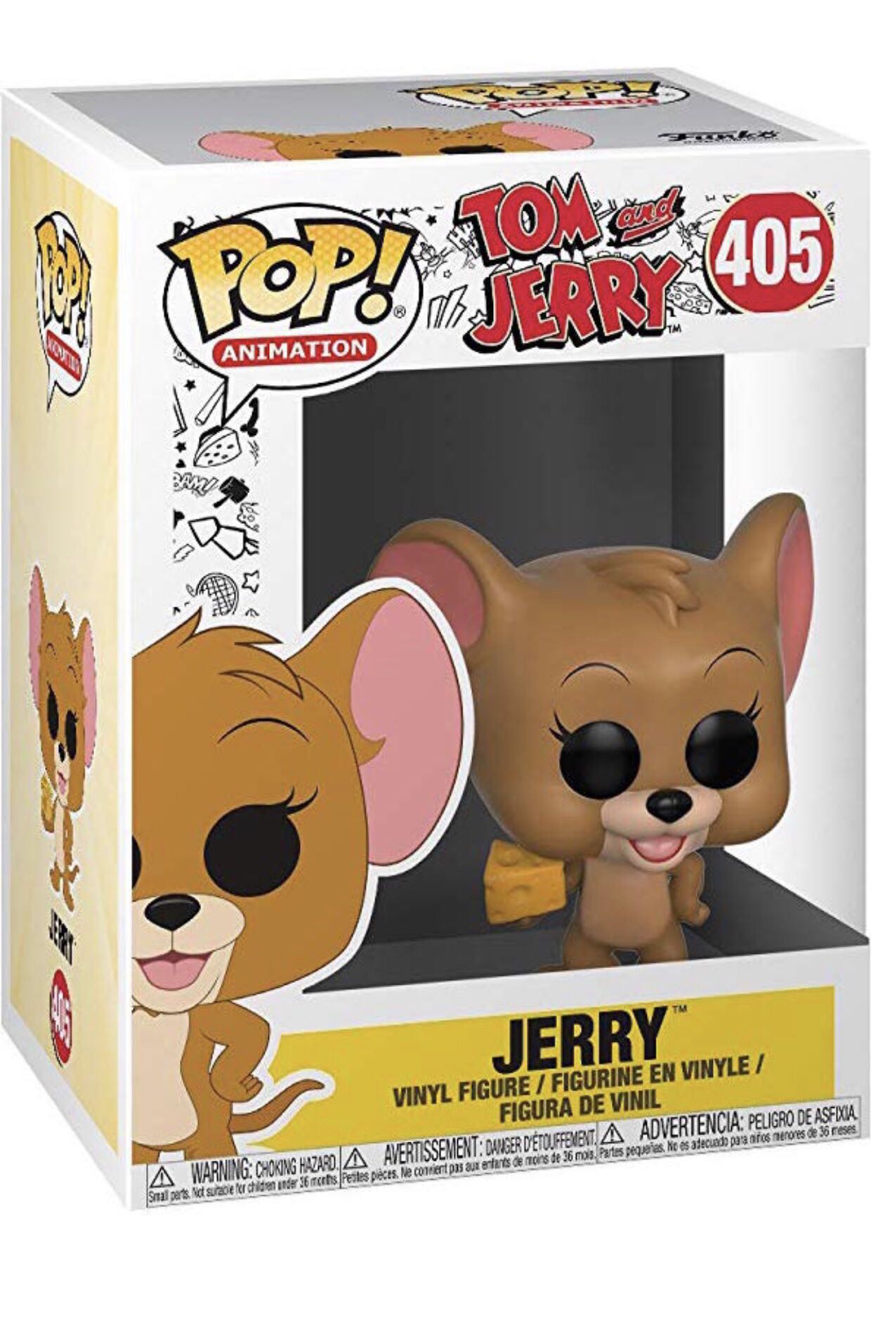 Tom & Jerry #405 Jerry - Hanna-Barbera vinyl figure collectible [Barcode 889698321662] - Main Image 3