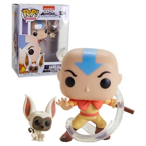 Aang With Momo - Avatar: The Last Airbender vinyl figure collectible [Barcode 889698364638] - Main Image 4