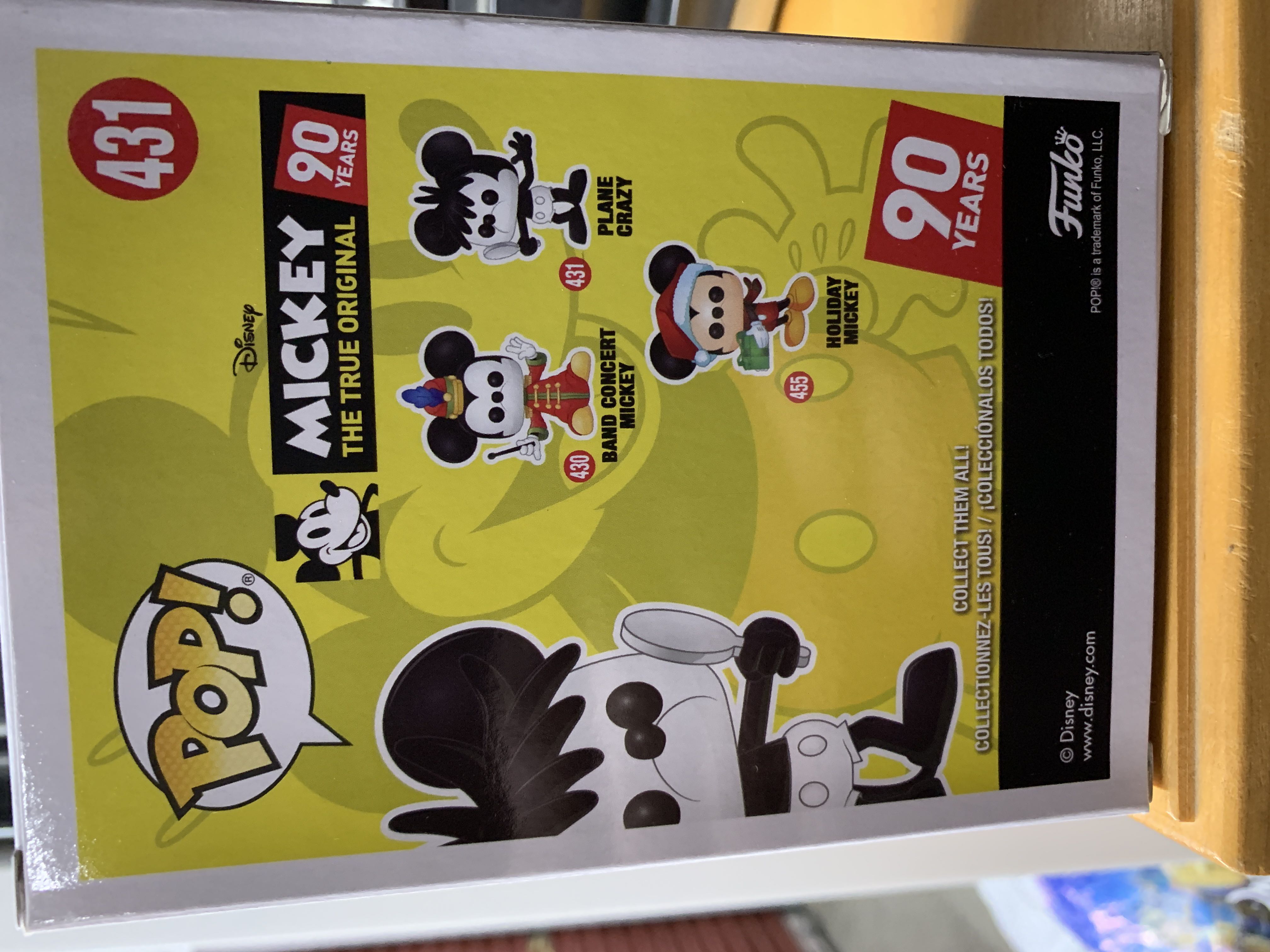 Mickey Mouse: Plane Crazy #431 - Mickey Mouse vinyl figure collectible [Barcode 11613559] - Main Image 3