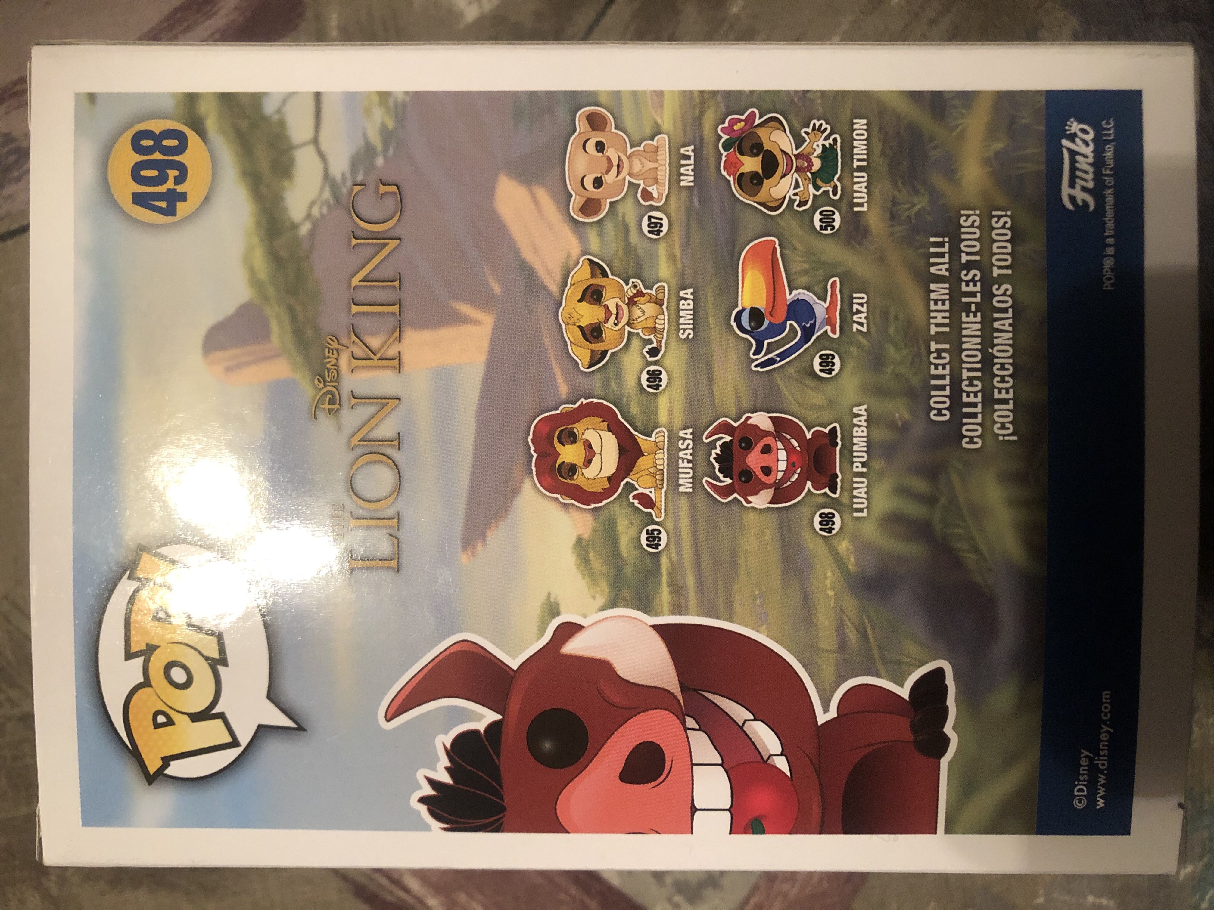 The Lion King: Luau Pumbaa - The Lion King vinyl figure collectible [Barcode 889698364027] - Main Image 2