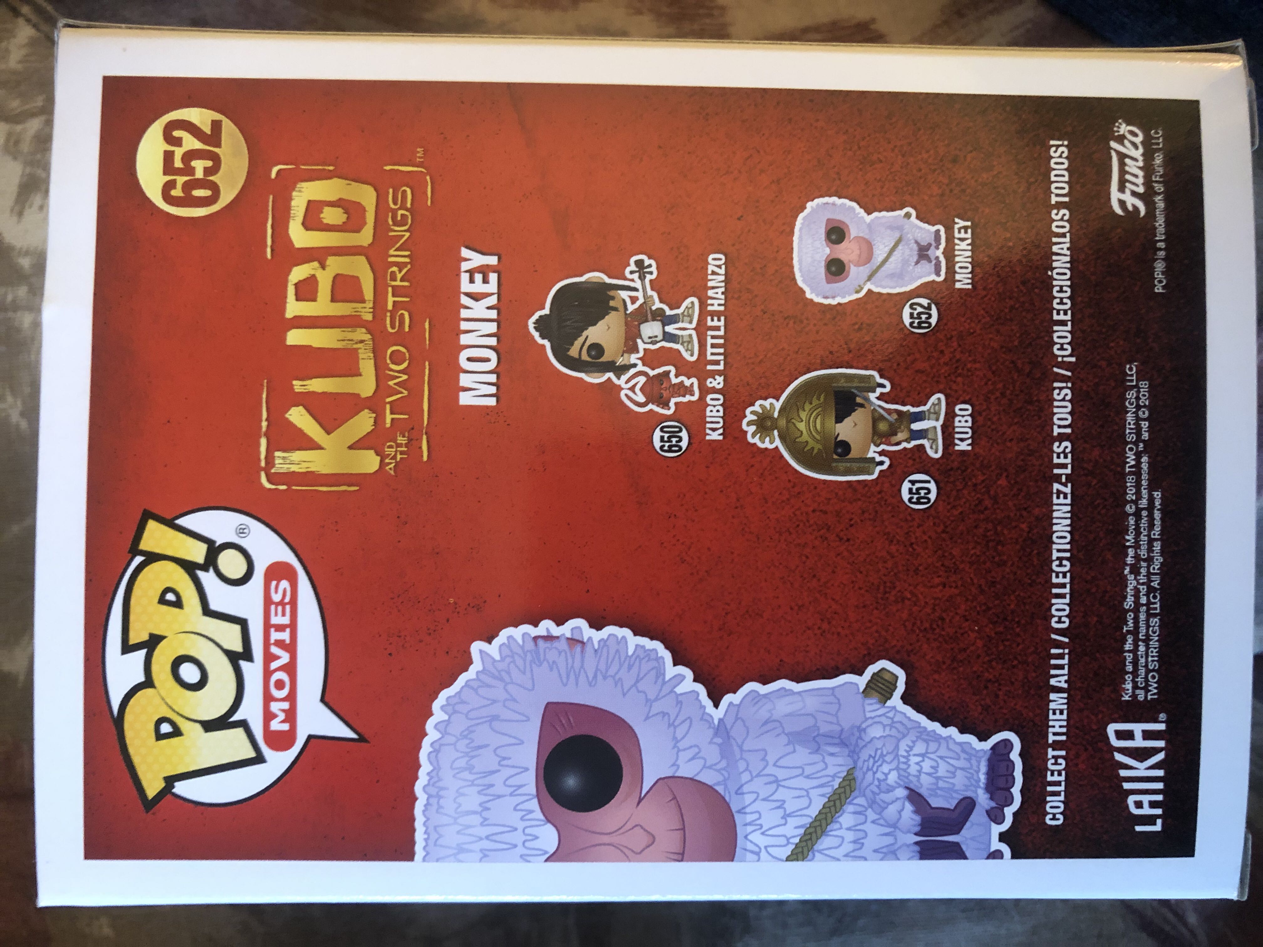 Kubo & The 2 Strings - Mr Monkey  vinyl figure collectible - Main Image 2