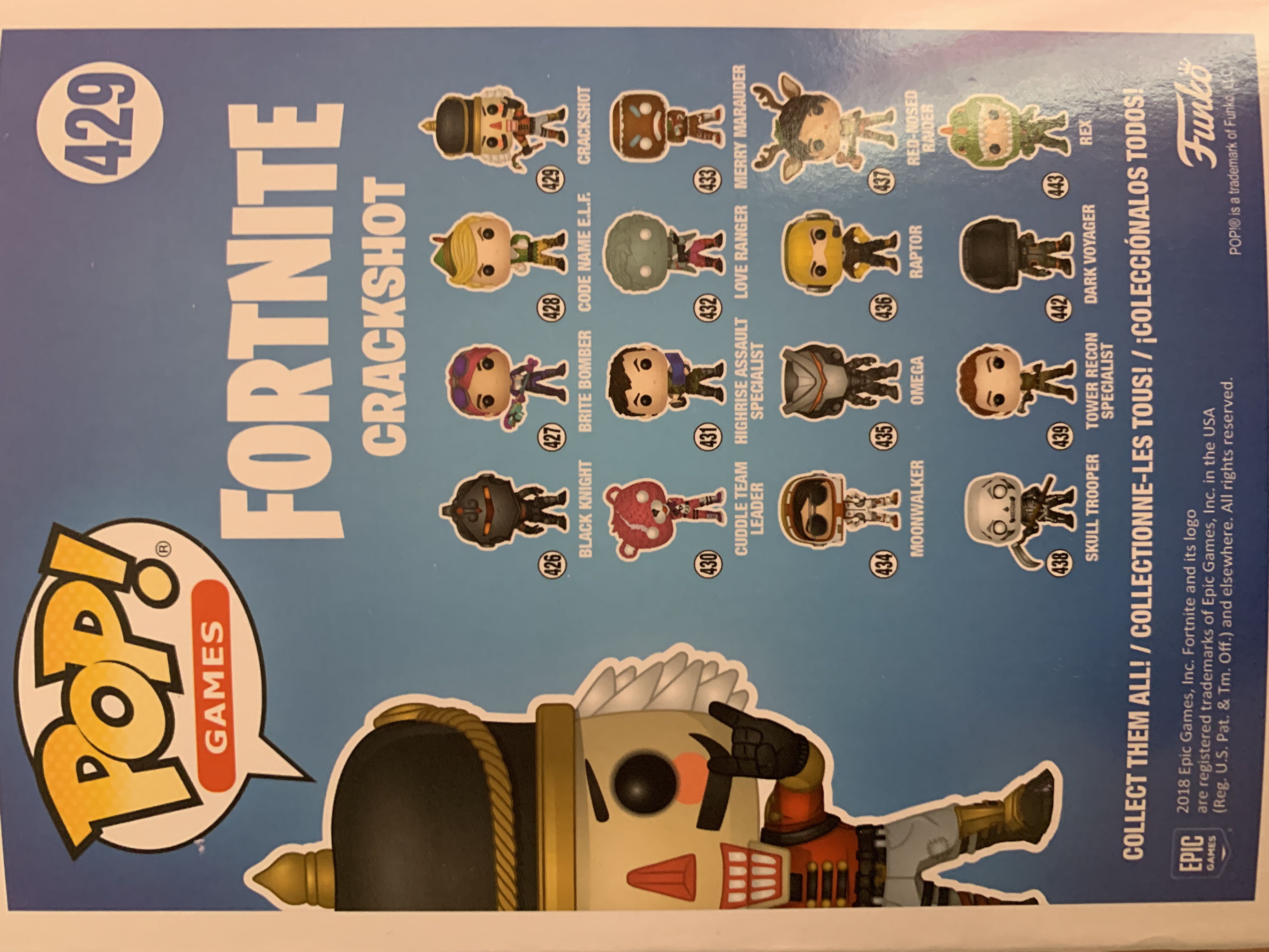 Crackshot - Fortnite vinyl figure collectible [Barcode 889698349772] - Main Image 2