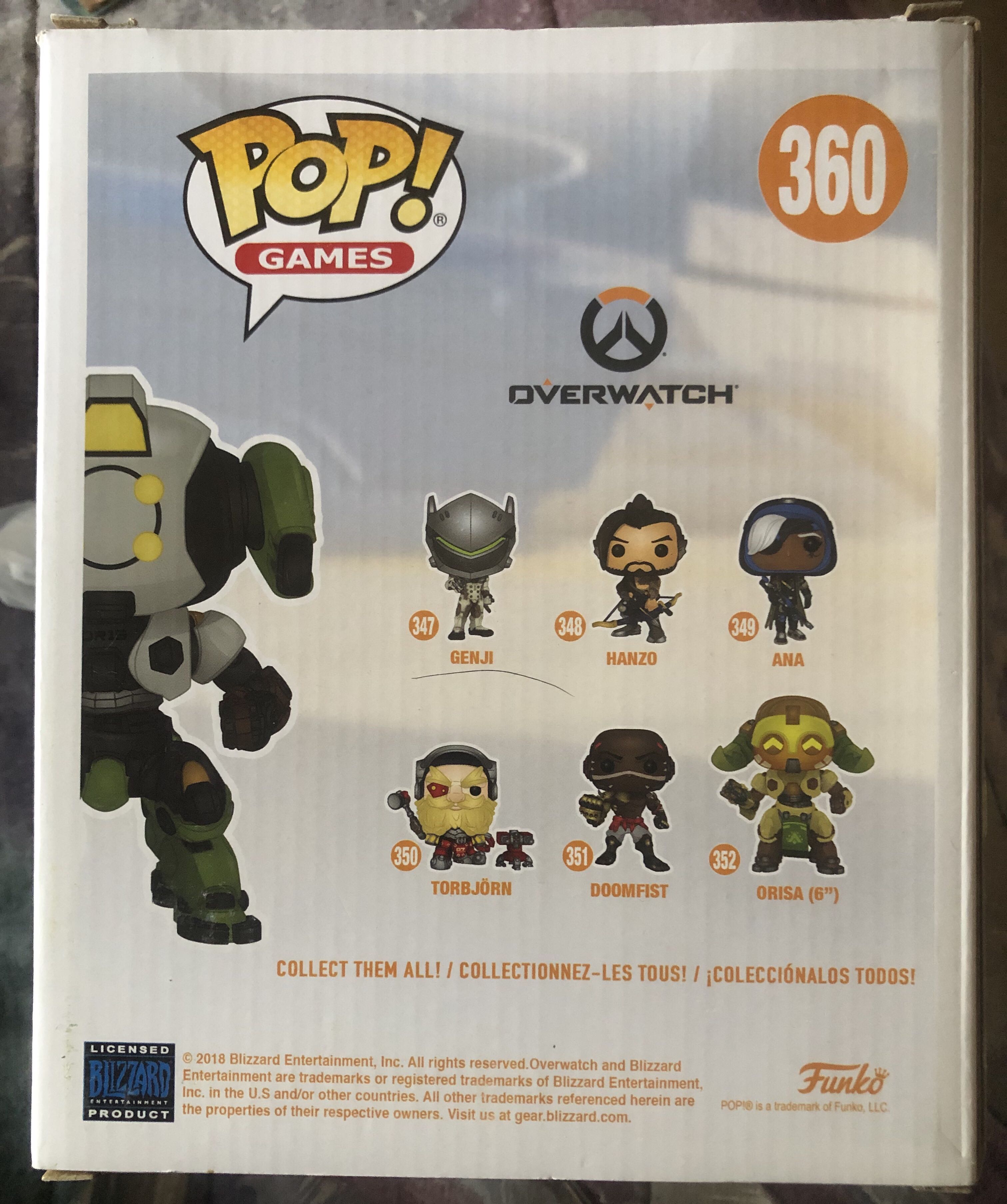 OR15 Orisa - Overwatch vinyl figure collectible [Barcode 889698322812] - Main Image 2