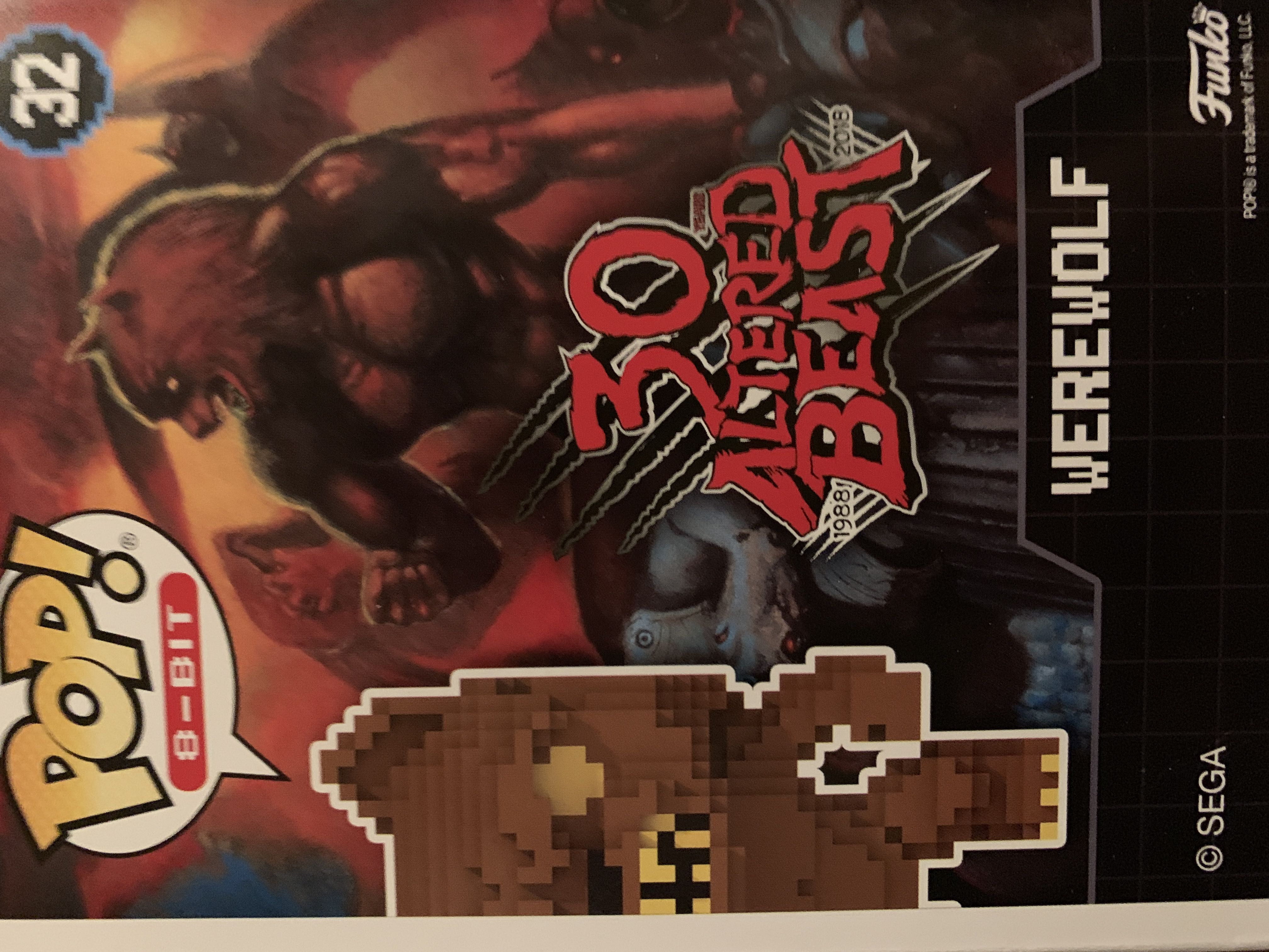 Altered Beast: Werewolf (8-bit) - Altered Beast vinyl figure collectible [Barcode 889698326551] - Main Image 2