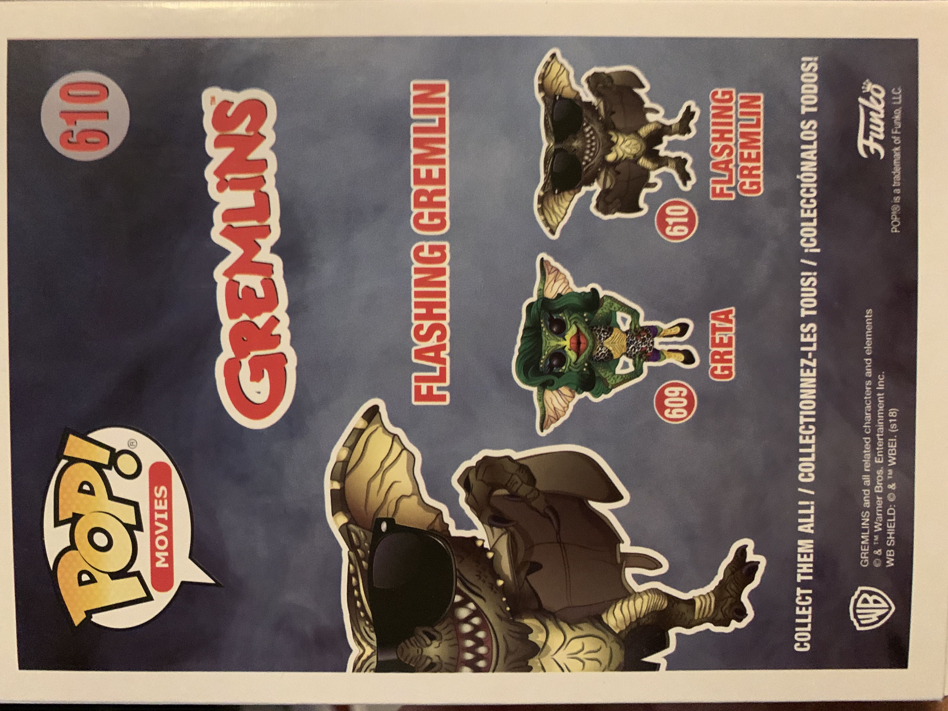 Gremlins:  610 Flashing Gremlin - Gremlins vinyl figure collectible [Barcode 889698321129] - Main Image 2