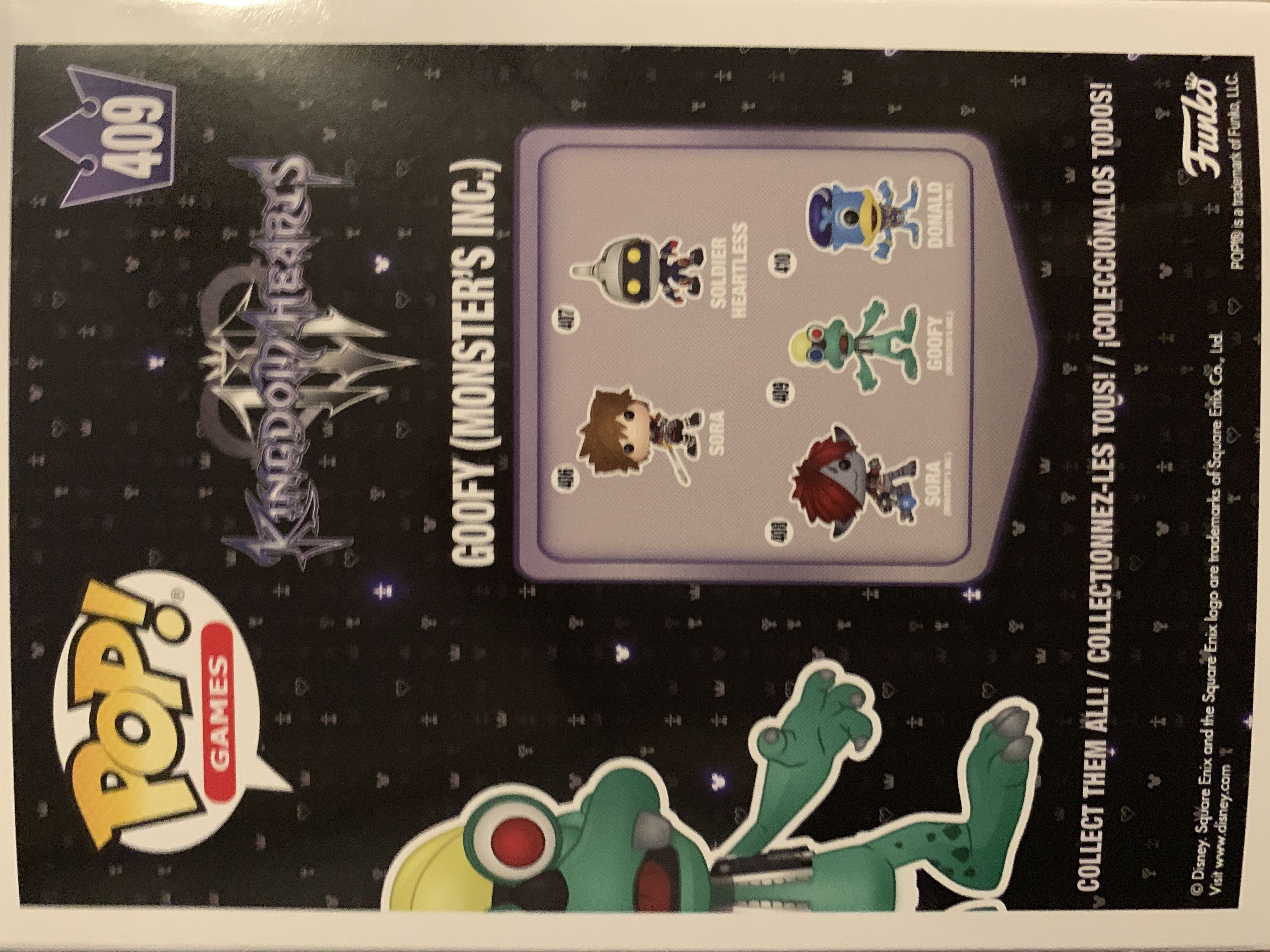 Goofy(Monsters Inc.) - Kingdom Hearts vinyl figure collectible [Barcode 889698340588] - Main Image 2