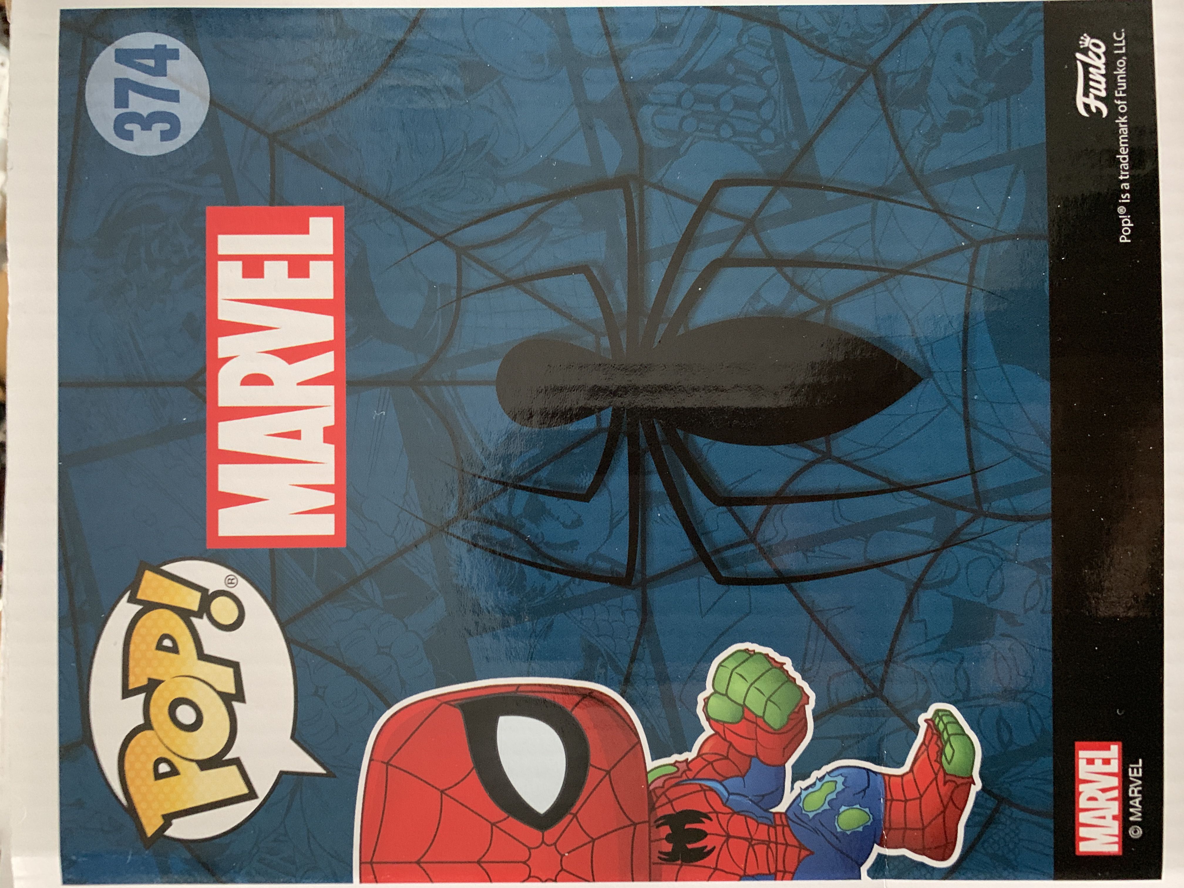 Spider-Hulk Pop! 374 - Spider-Man vinyl figure collectible [Barcode 889698297257] - Main Image 2