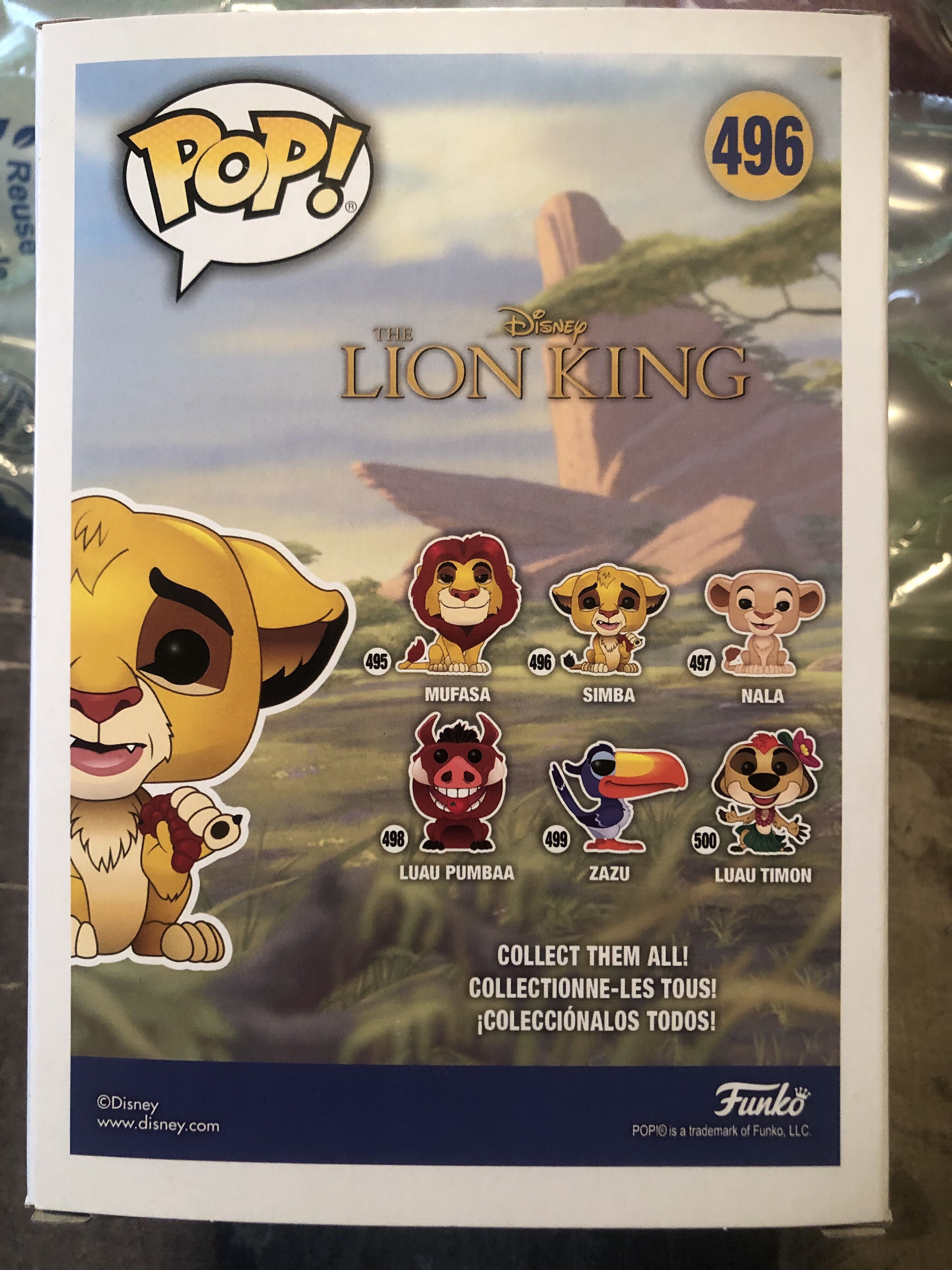Simba - The Lion King vinyl figure collectible [Barcode 889698363952] - Main Image 2