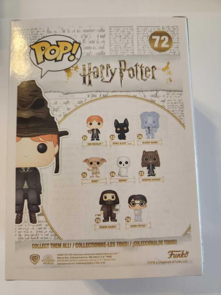 Ron Weasley (Sorting Hat) - Harry Potter vinyl figure collectible [Barcode 889698355162] - Main Image 2
