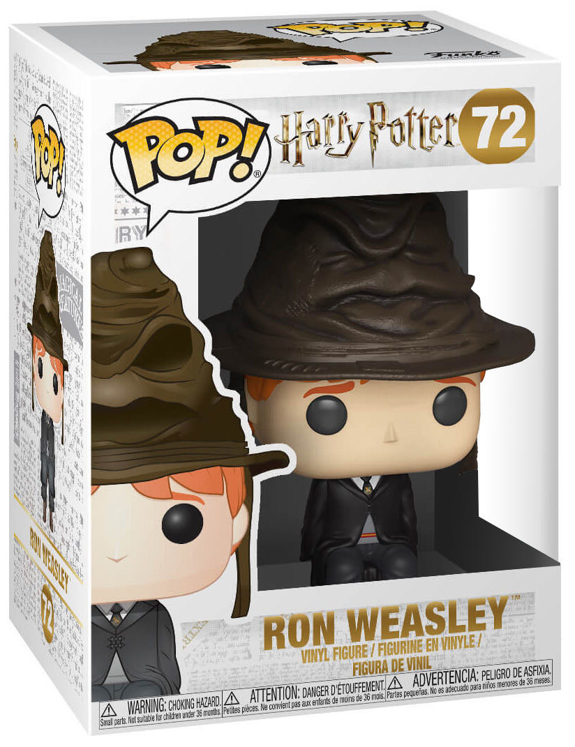 Ron Weasley (Sorting Hat) - Harry Potter vinyl figure collectible [Barcode 889698355162] - Main Image 3