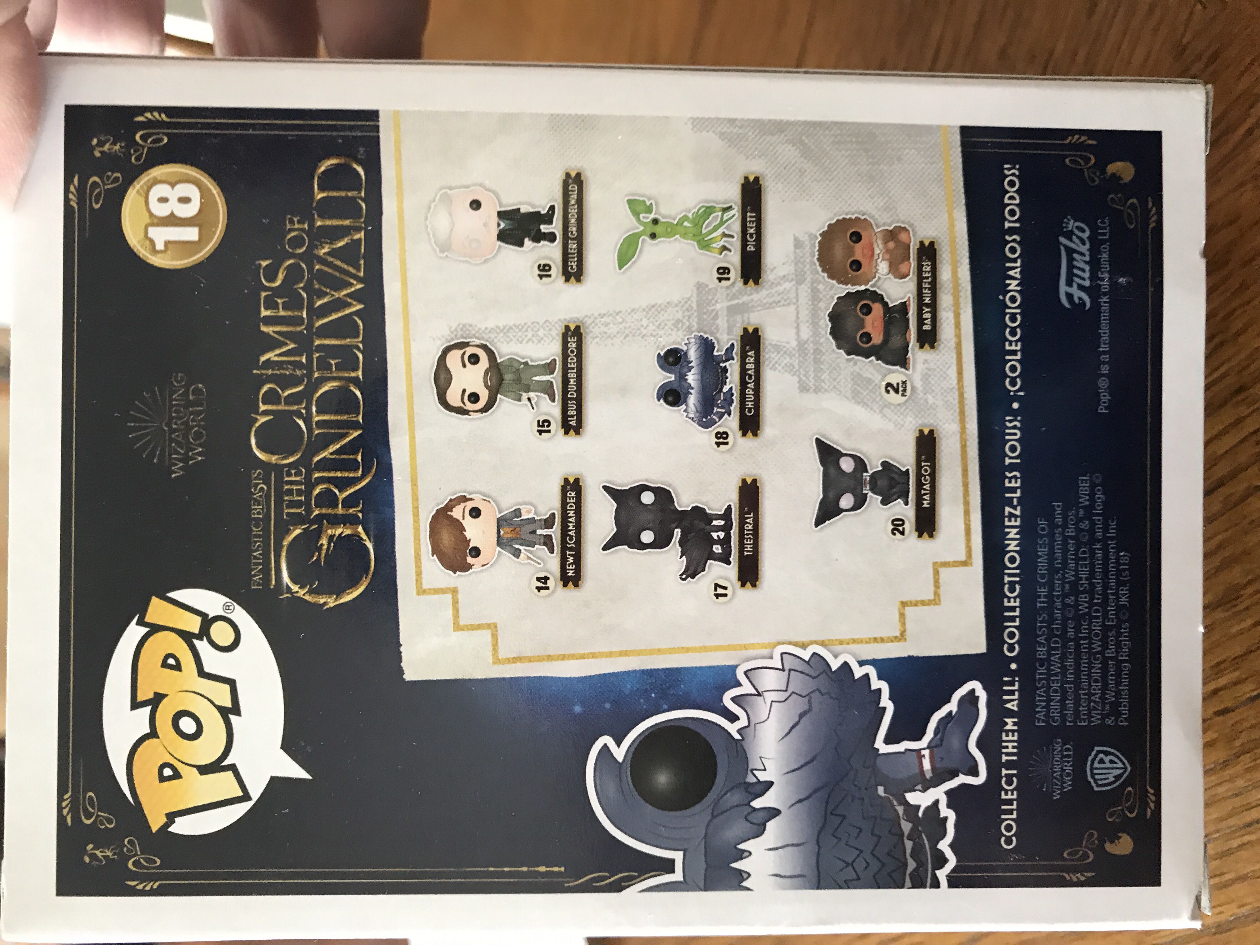 Chupacabra - Fantastic Beasts: The Crimes of Grindelwald vinyl figure collectible [Barcode 889698327541] - Main Image 4