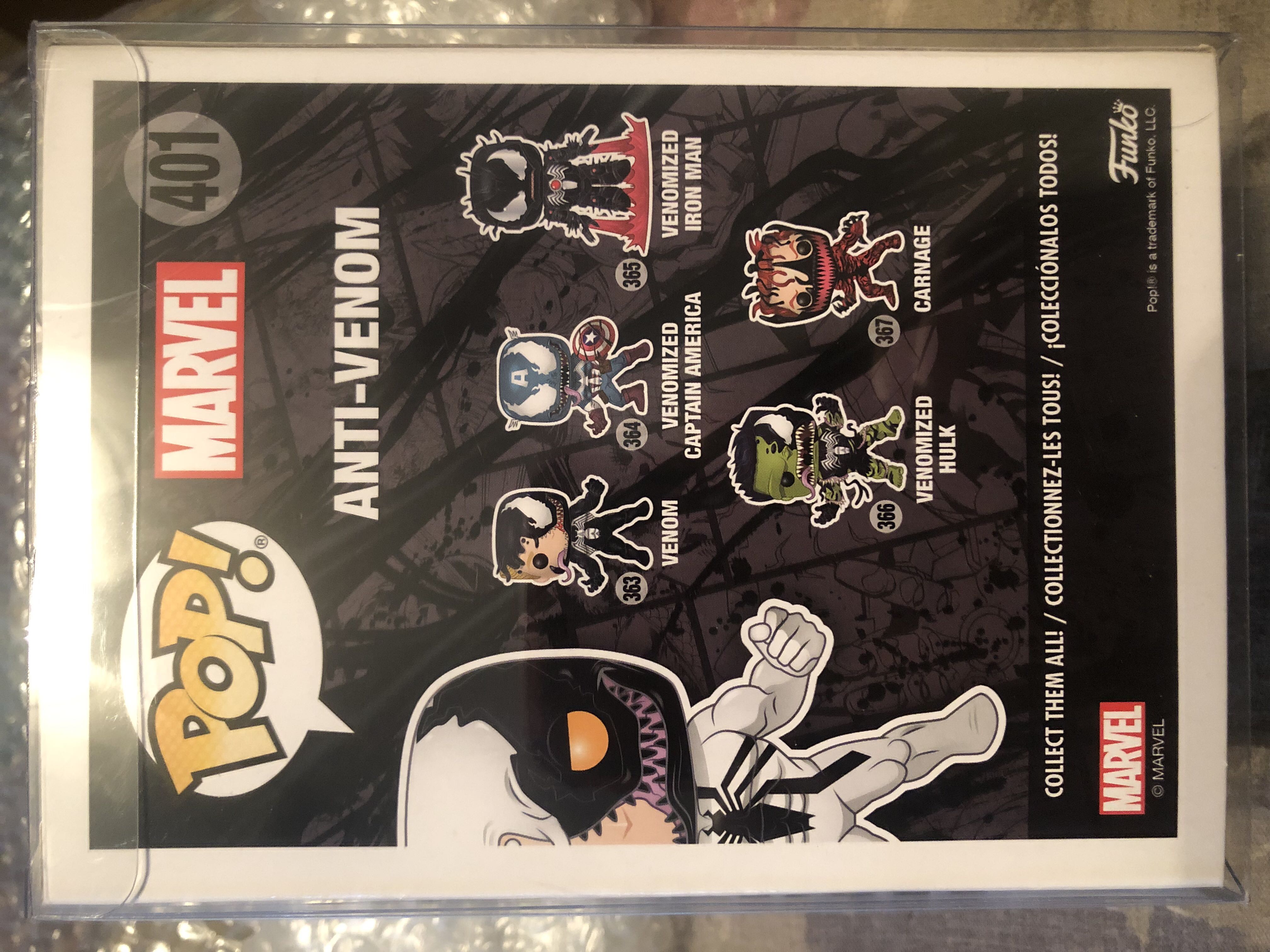 Anti-Venom Pop! 401 - Venom vinyl figure collectible [Barcode 889698359757] - Main Image 2