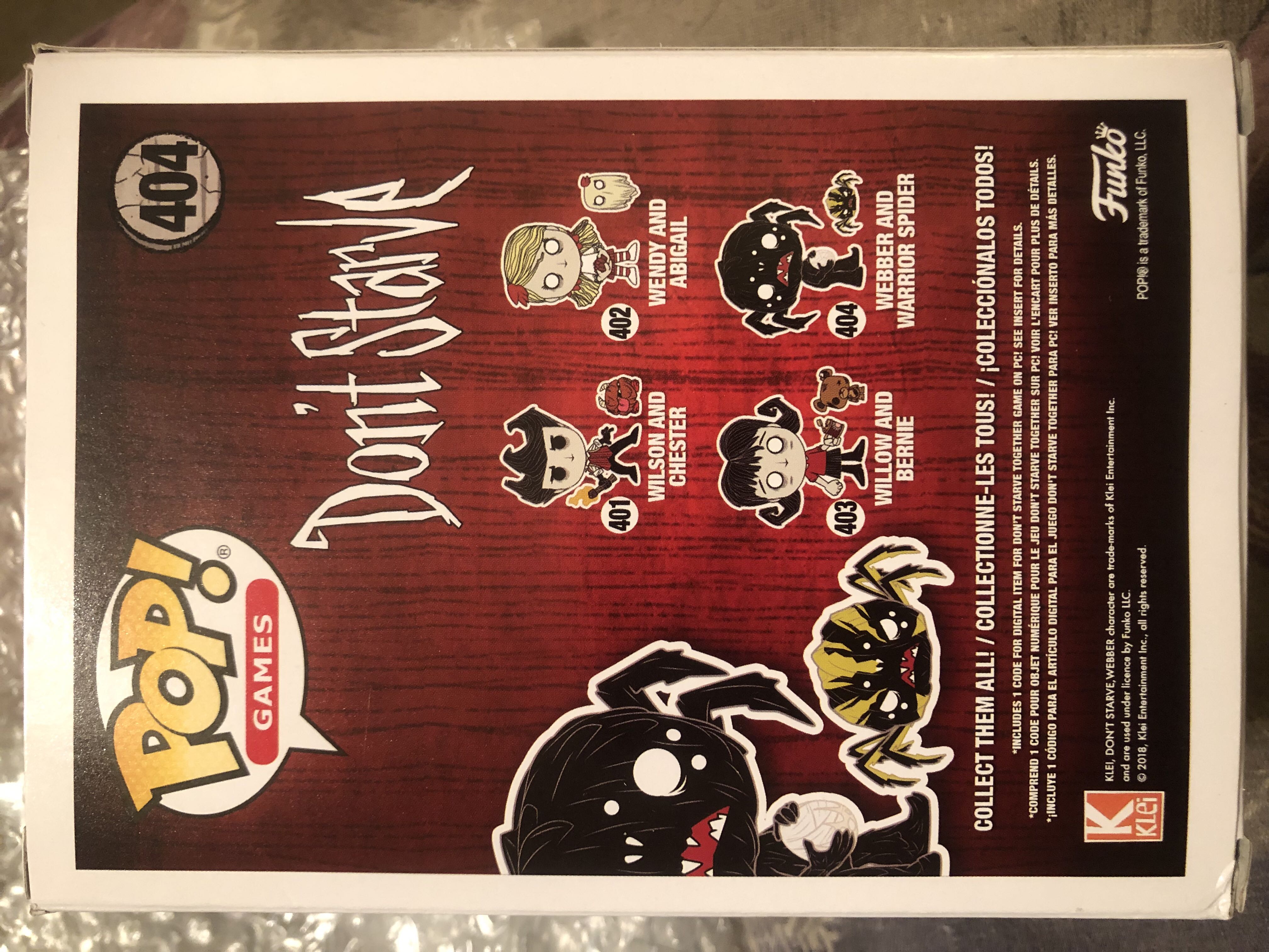 Webber (and Warrior Spider)  vinyl figure collectible [Barcode 889698346887] - Main Image 2