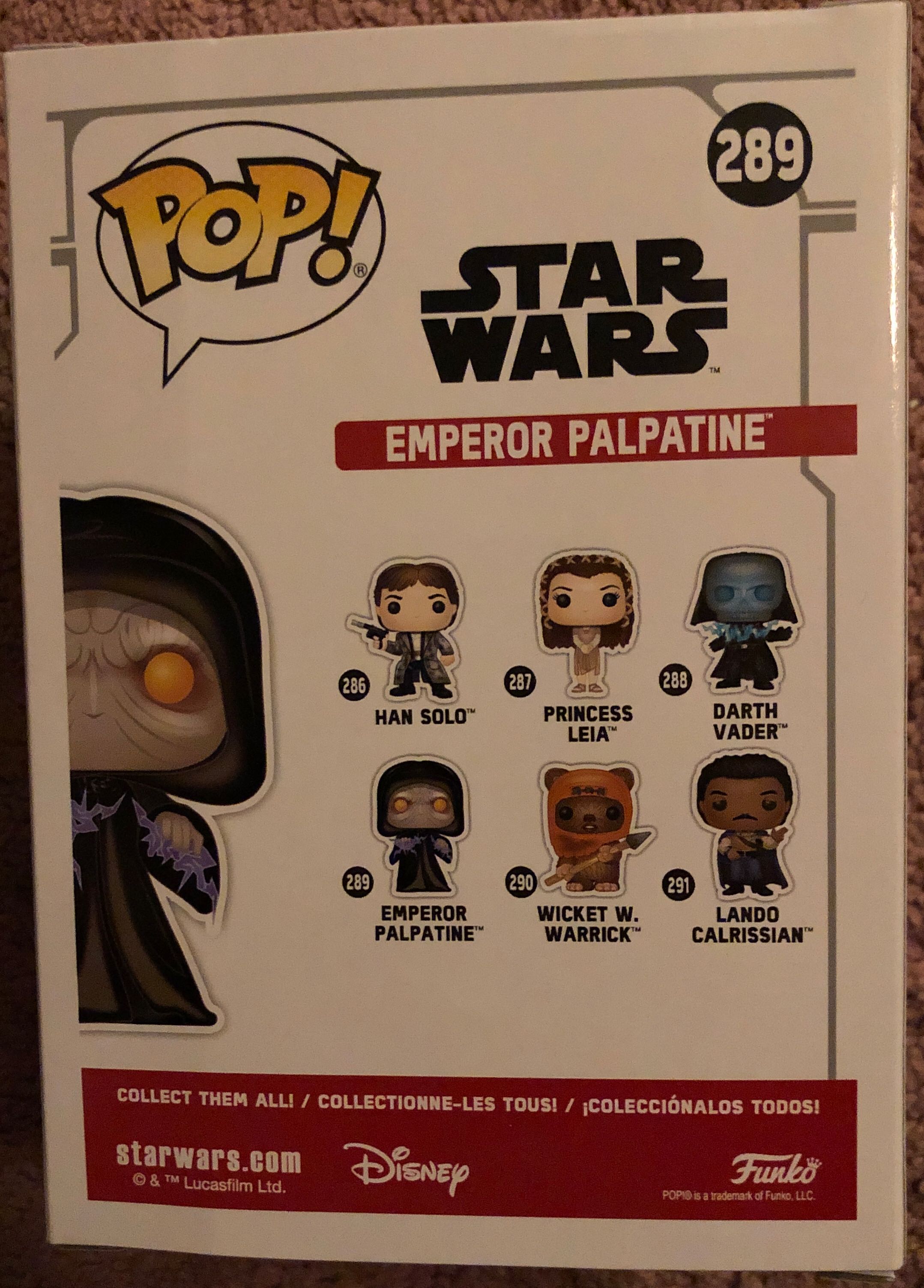 Star Wars - Emperor Palpatine - Star Wars vinyl figure collectible [Barcode 889698375917] - Main Image 2