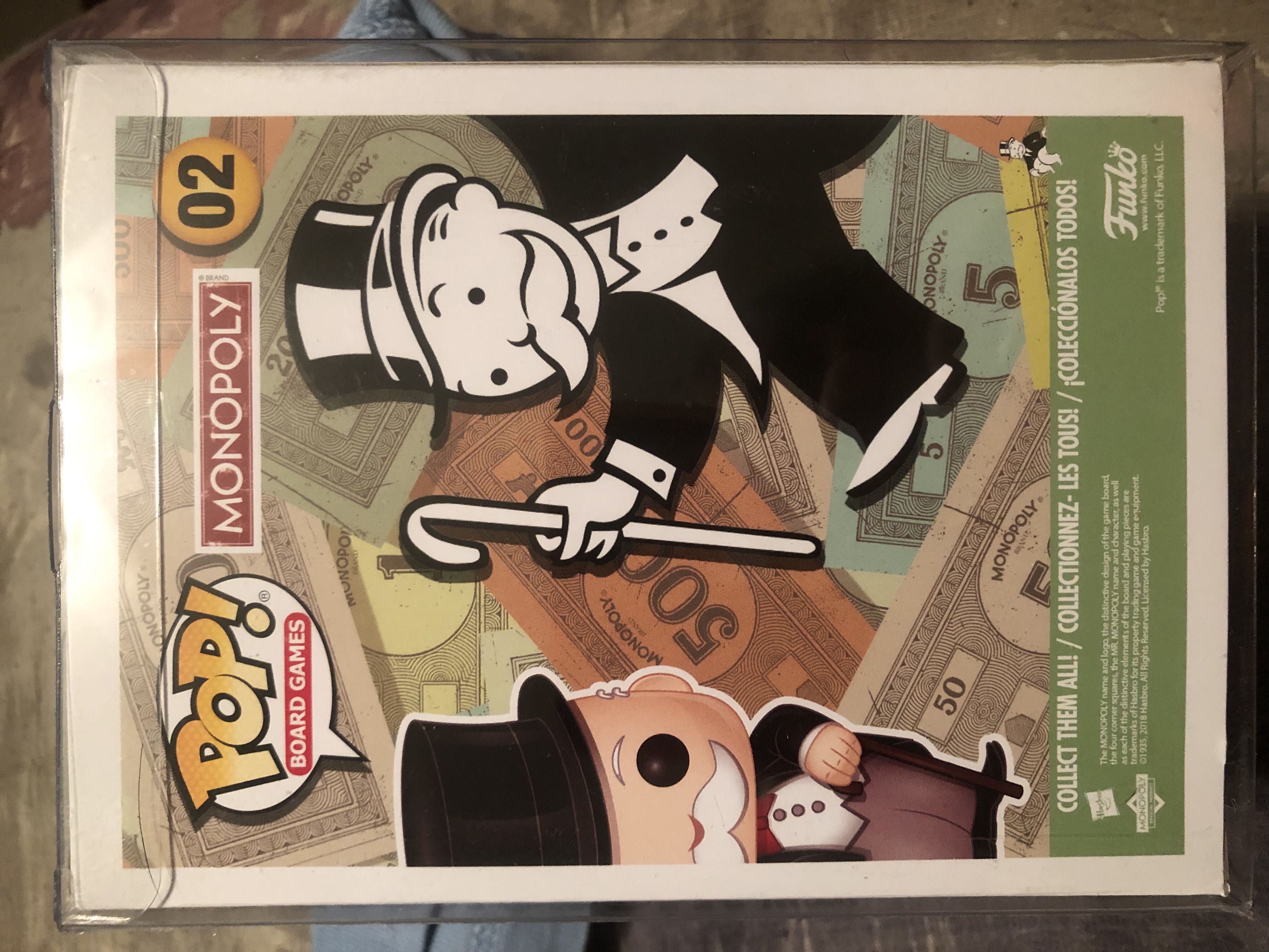 Mr. Monopoly (with Money Bag) - Monopoly vinyl figure collectible [Barcode 889698267519] - Main Image 2