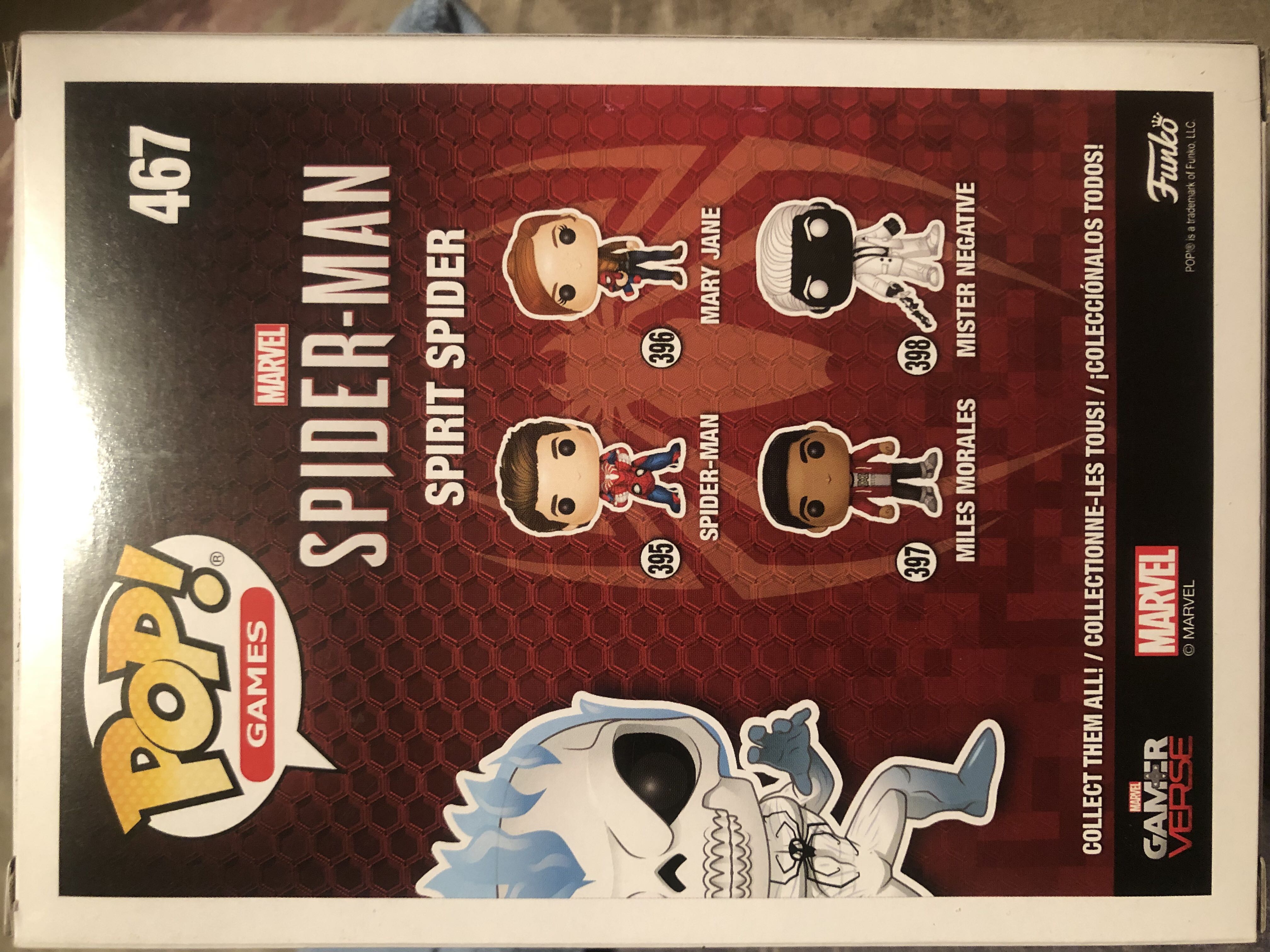 Spirit Spider (Glow) - Spider-Man vinyl figure collectible [Barcode 889698384186] - Main Image 2