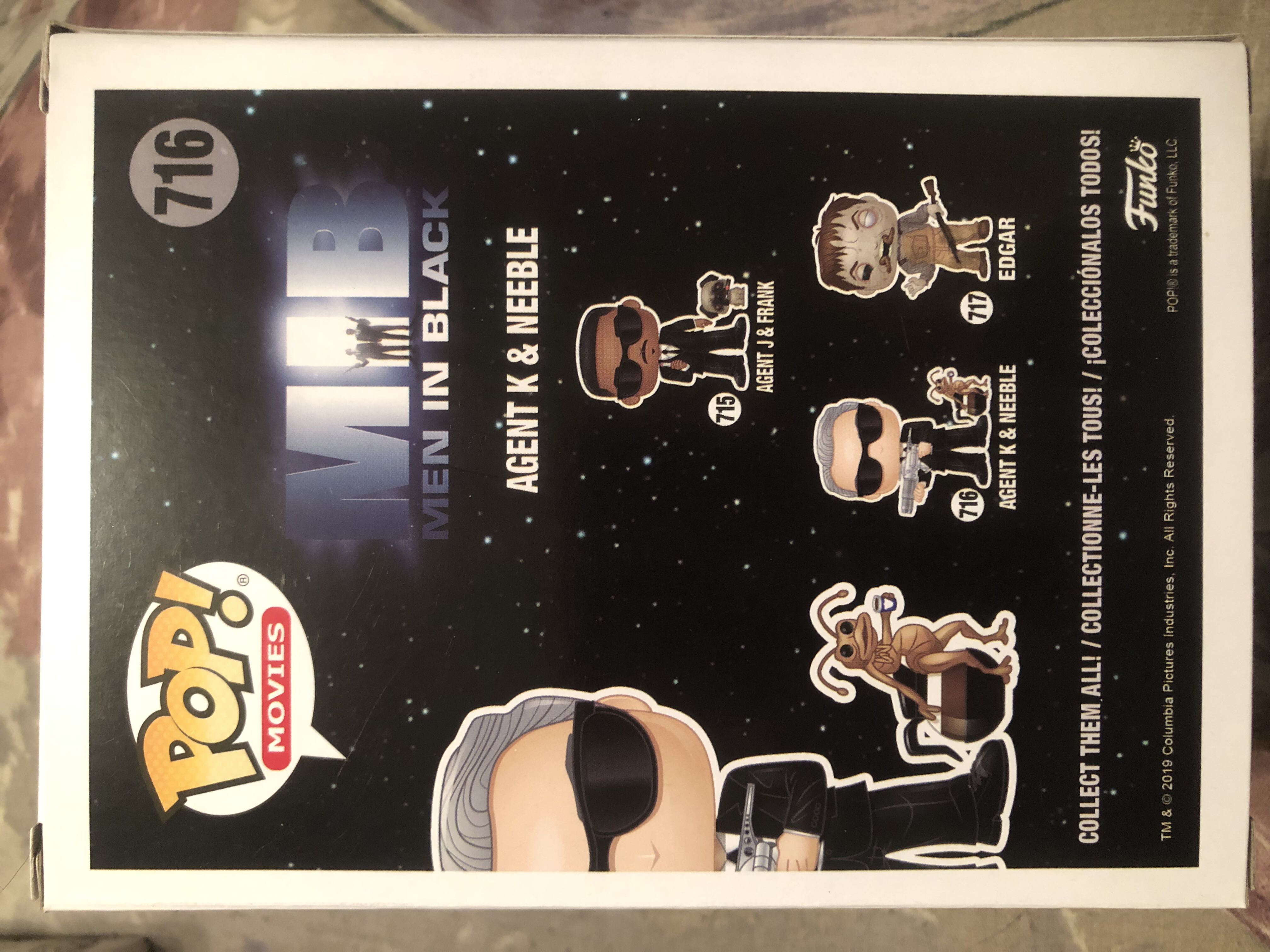 MIB Agent K & Neeble - Men in Black vinyl figure collectible [Barcode 889698377072] - Main Image 2