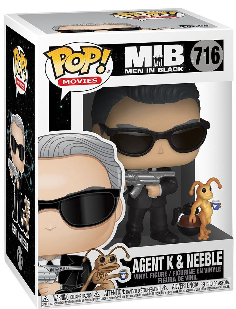 MIB Agent K & Neeble - Men in Black vinyl figure collectible [Barcode 889698377072] - Main Image 3