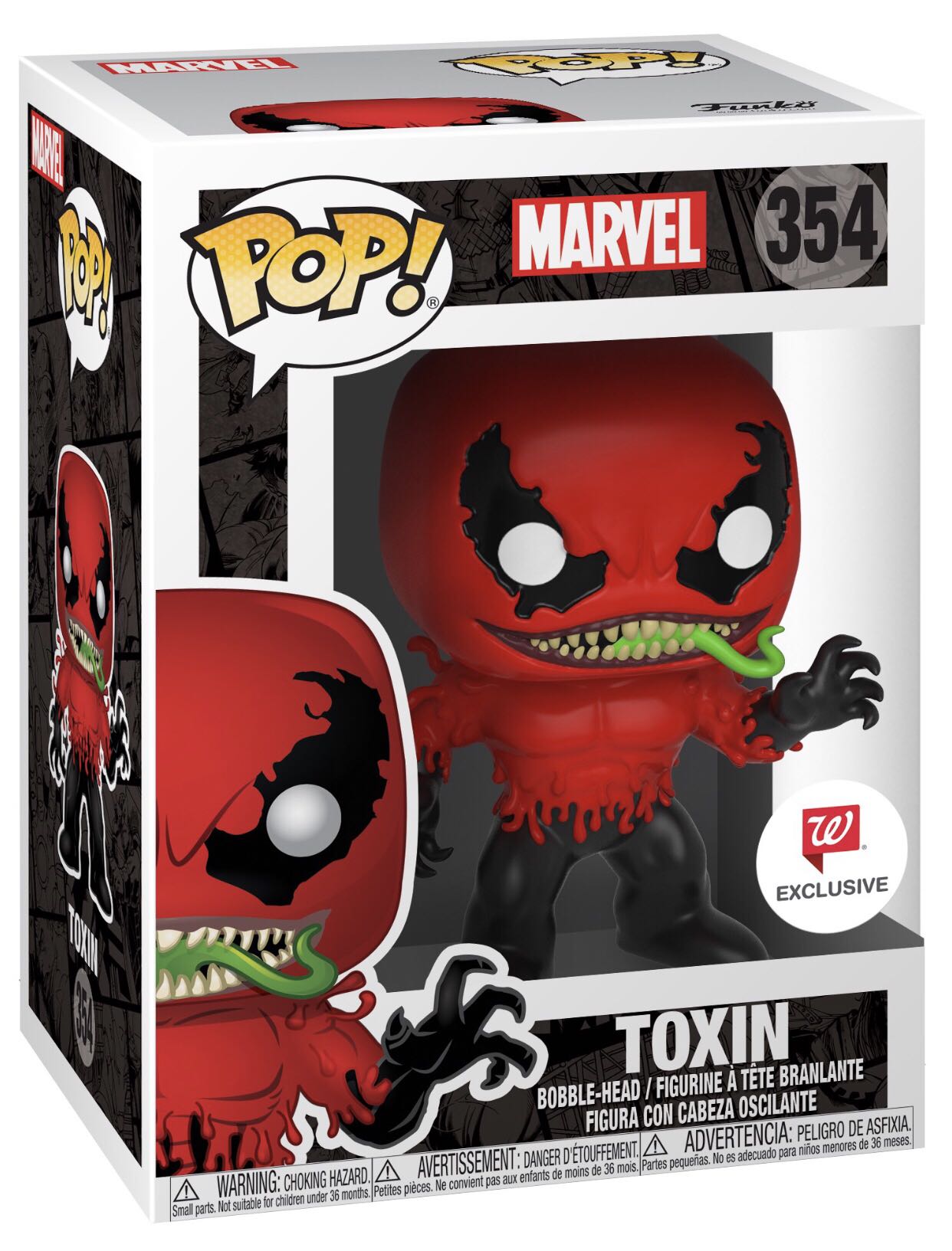 Toxin - Venom vinyl figure collectible [Barcode 889698297578] - Main Image 3
