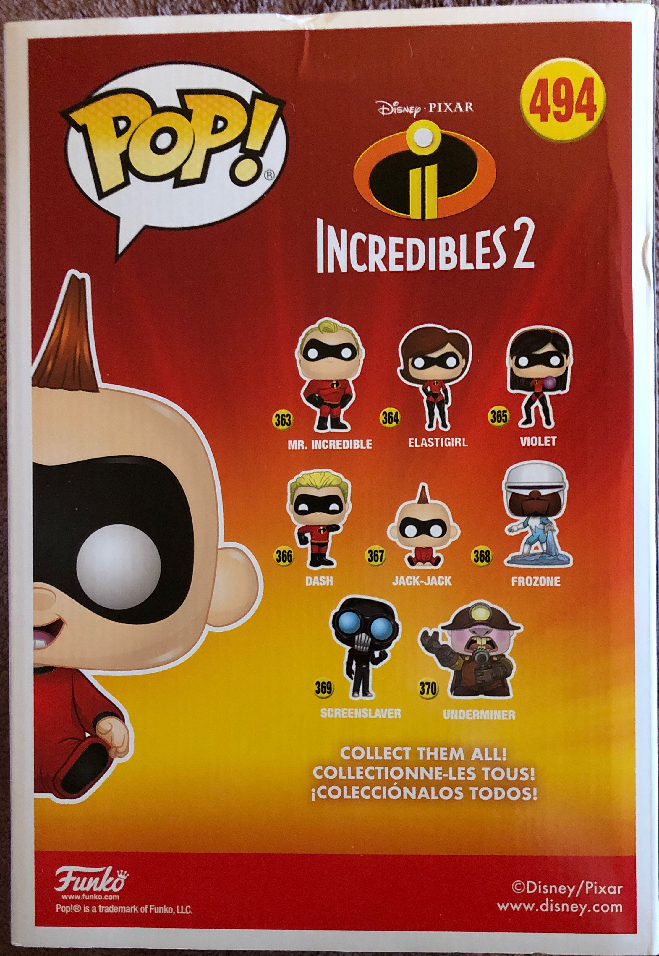 Jack-Jack - The Incredibles vinyl figure collectible [Barcode 889698366397] - Main Image 2